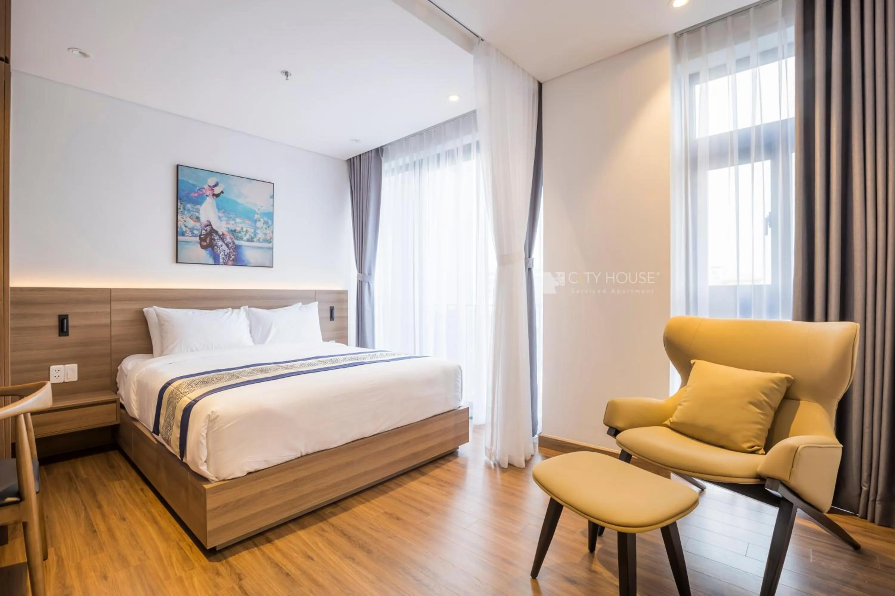 Photo of the whole room, Bed in CityHouse - Kim Nguyên