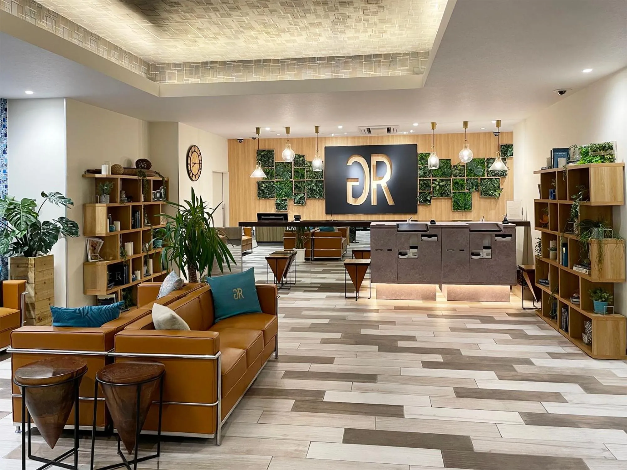 Lobby or reception in Green Rich Hotel Miyazaki Tachibandori 2 (Artificial hot spring Futamata Yunohana)