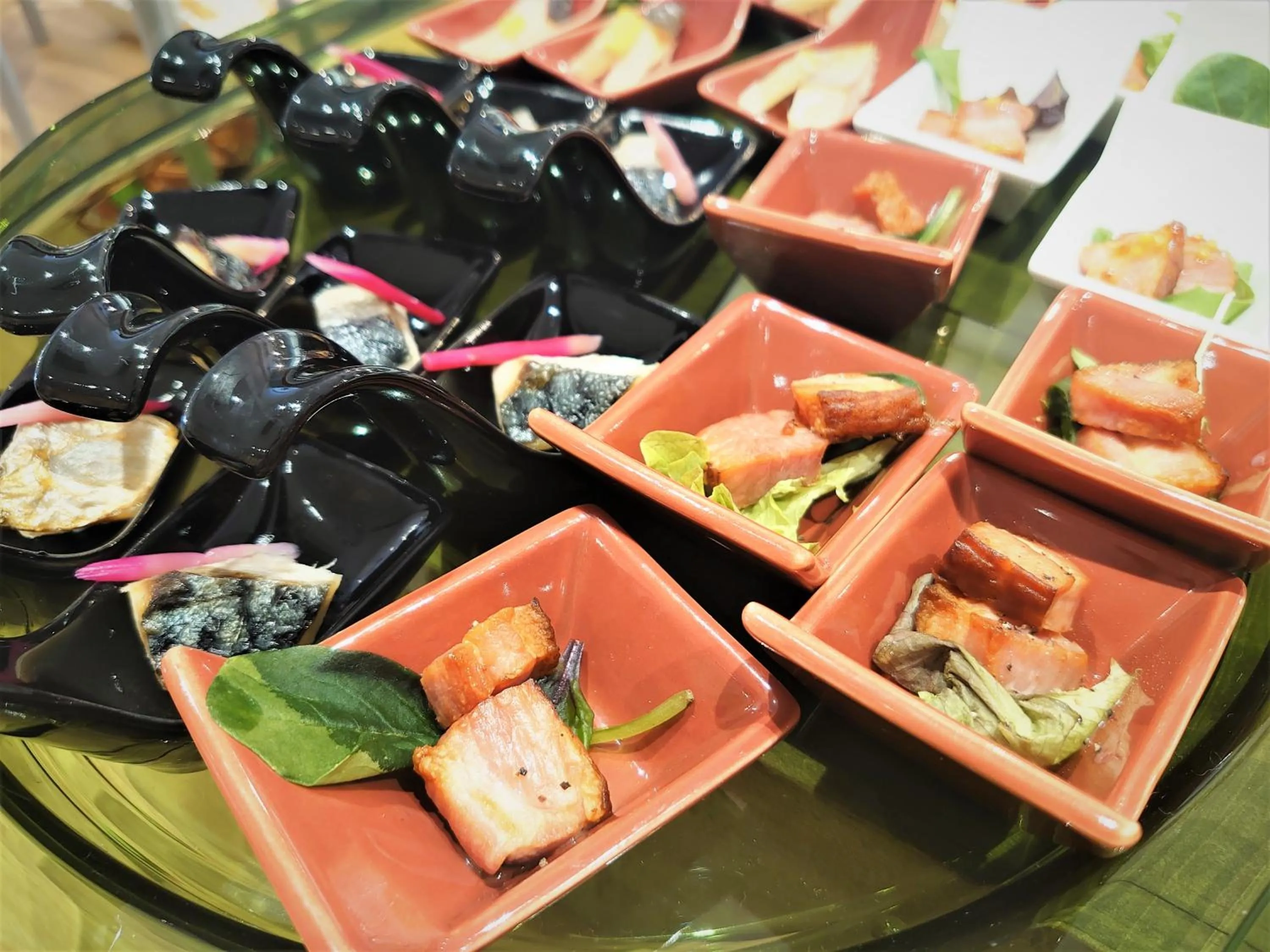 Buffet breakfast in Green Rich Hotel Miyazaki Tachibandori 2 (Artificial hot spring Futamata Yunohana)