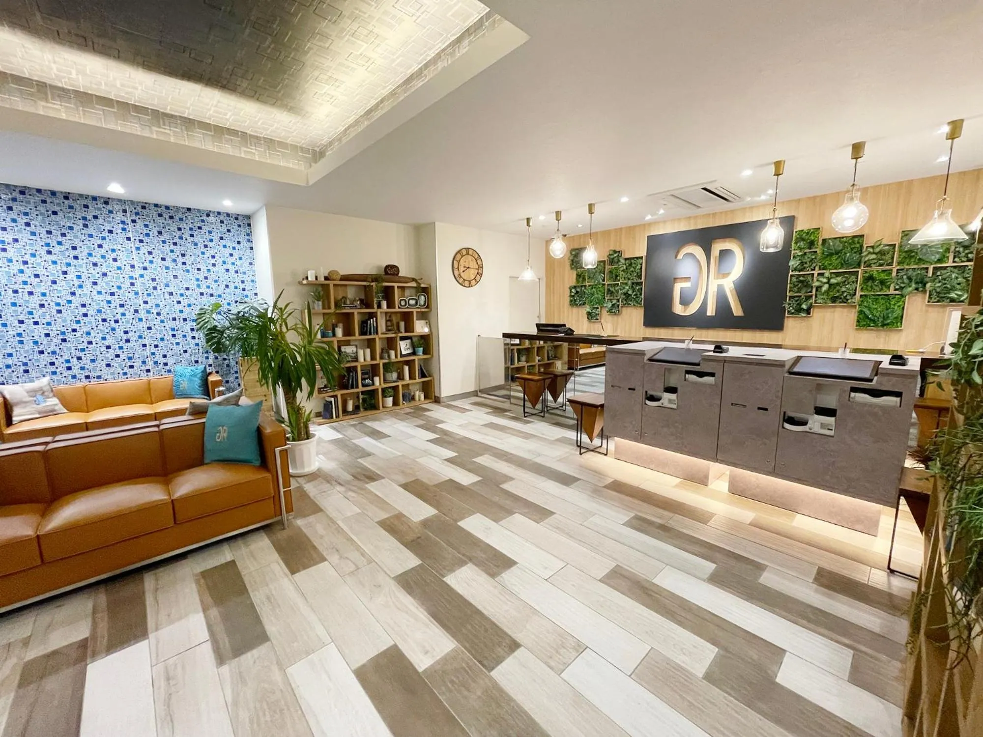 Lobby or reception in Green Rich Hotel Miyazaki Tachibandori 2 (Artificial hot spring Futamata Yunohana)