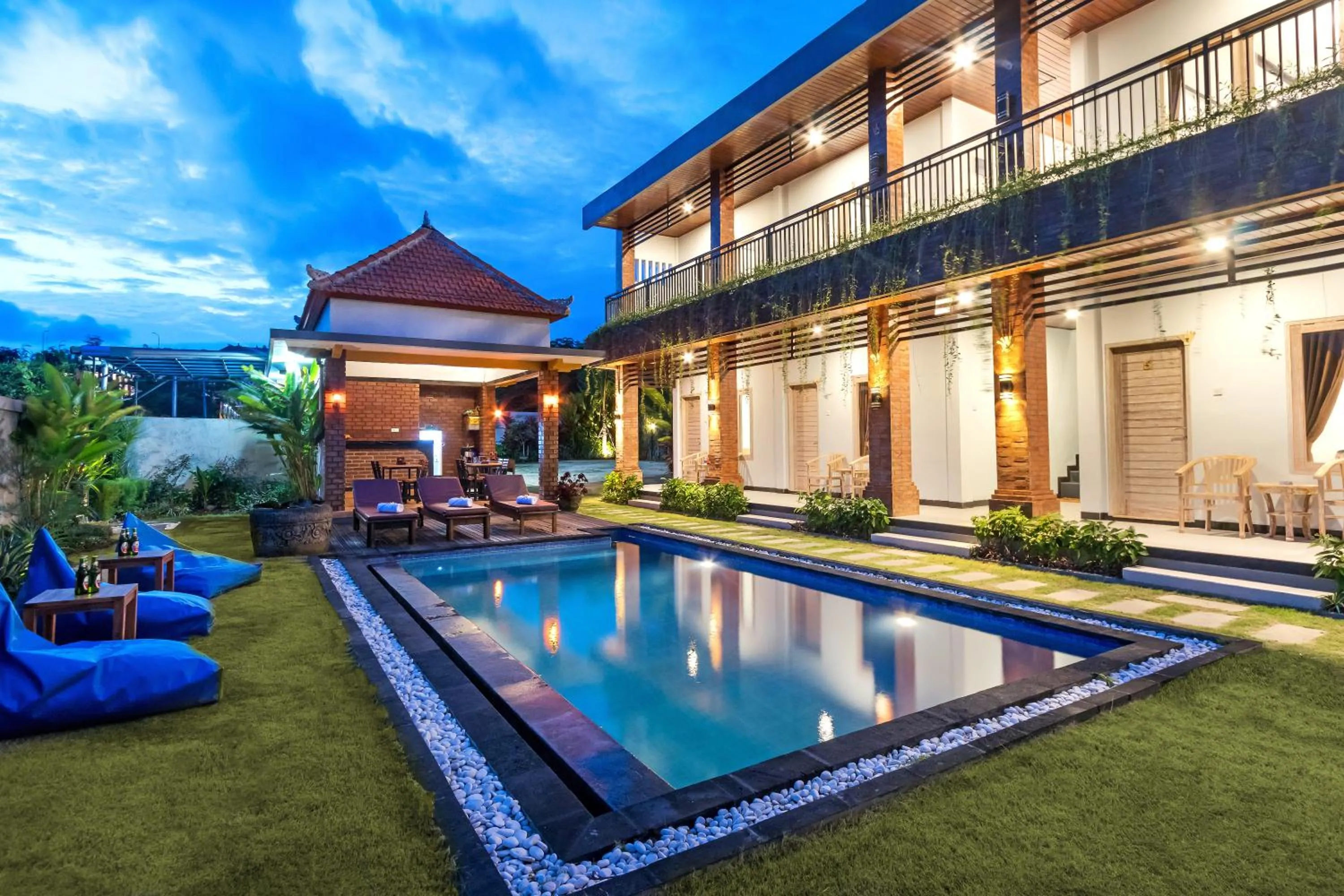 Bird's eye view in La Sari Village