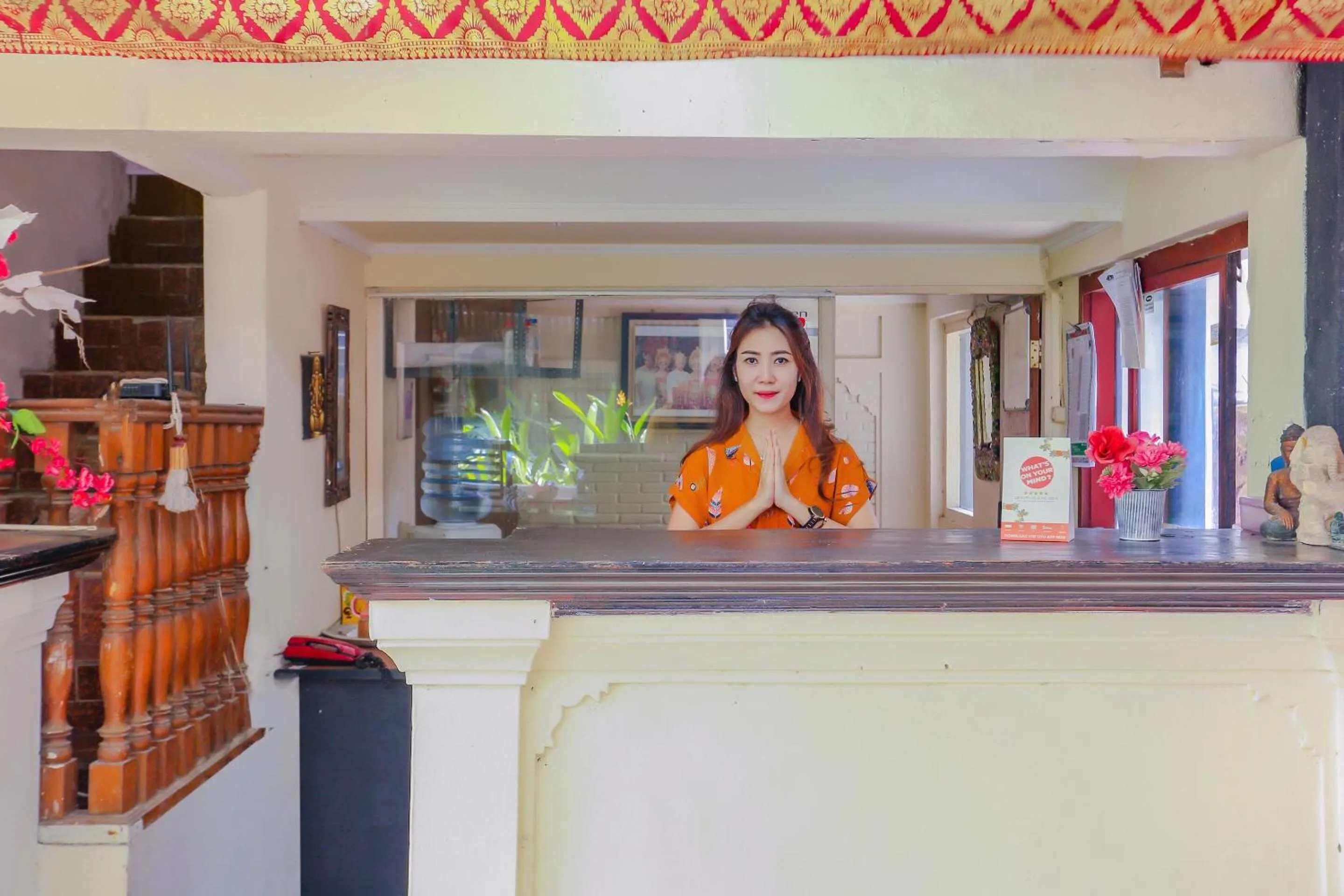 Lobby or reception in Hotel O Ari Beach Inn