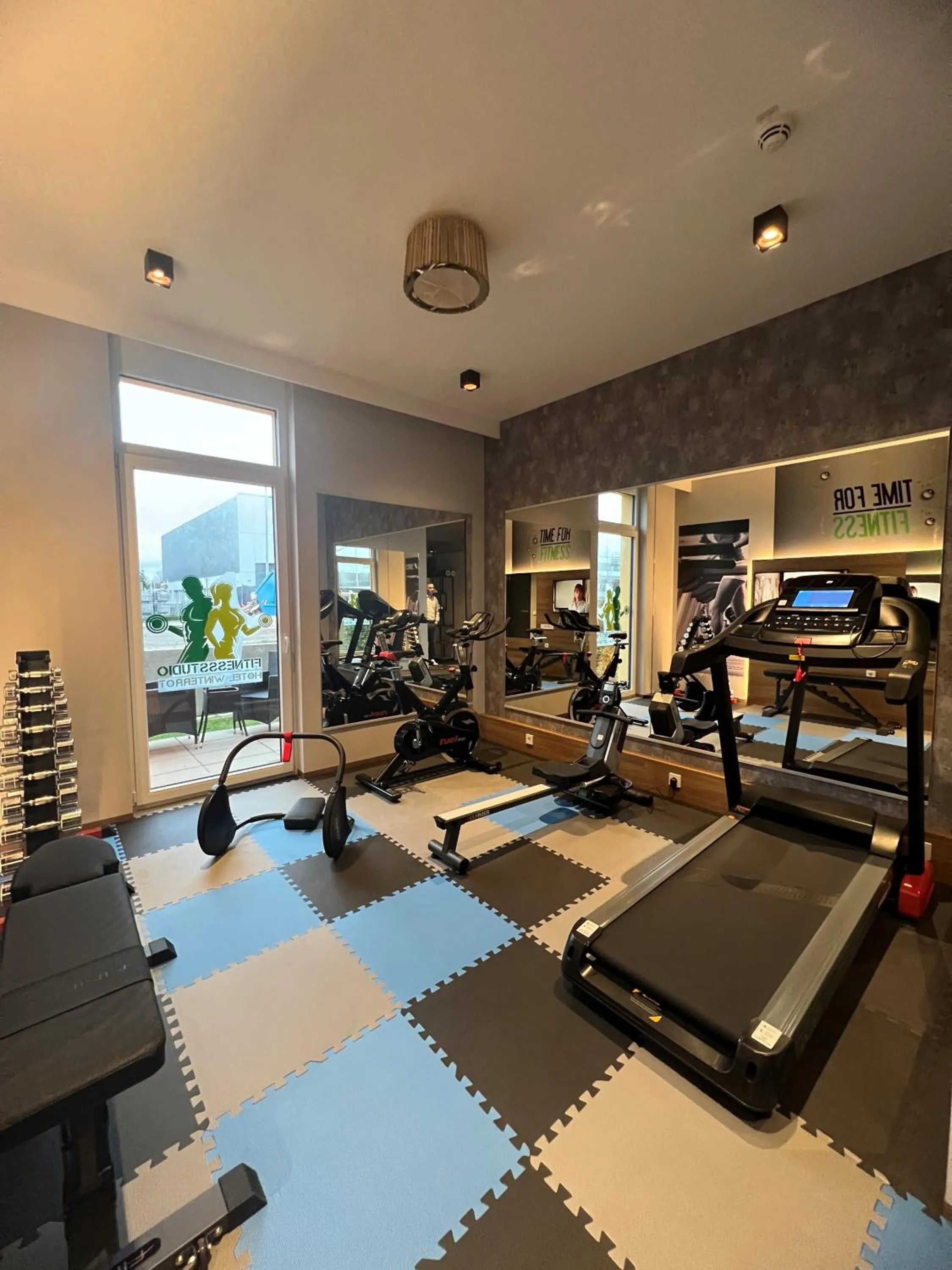 Fitness centre/facilities in Design Hotel Winterrot