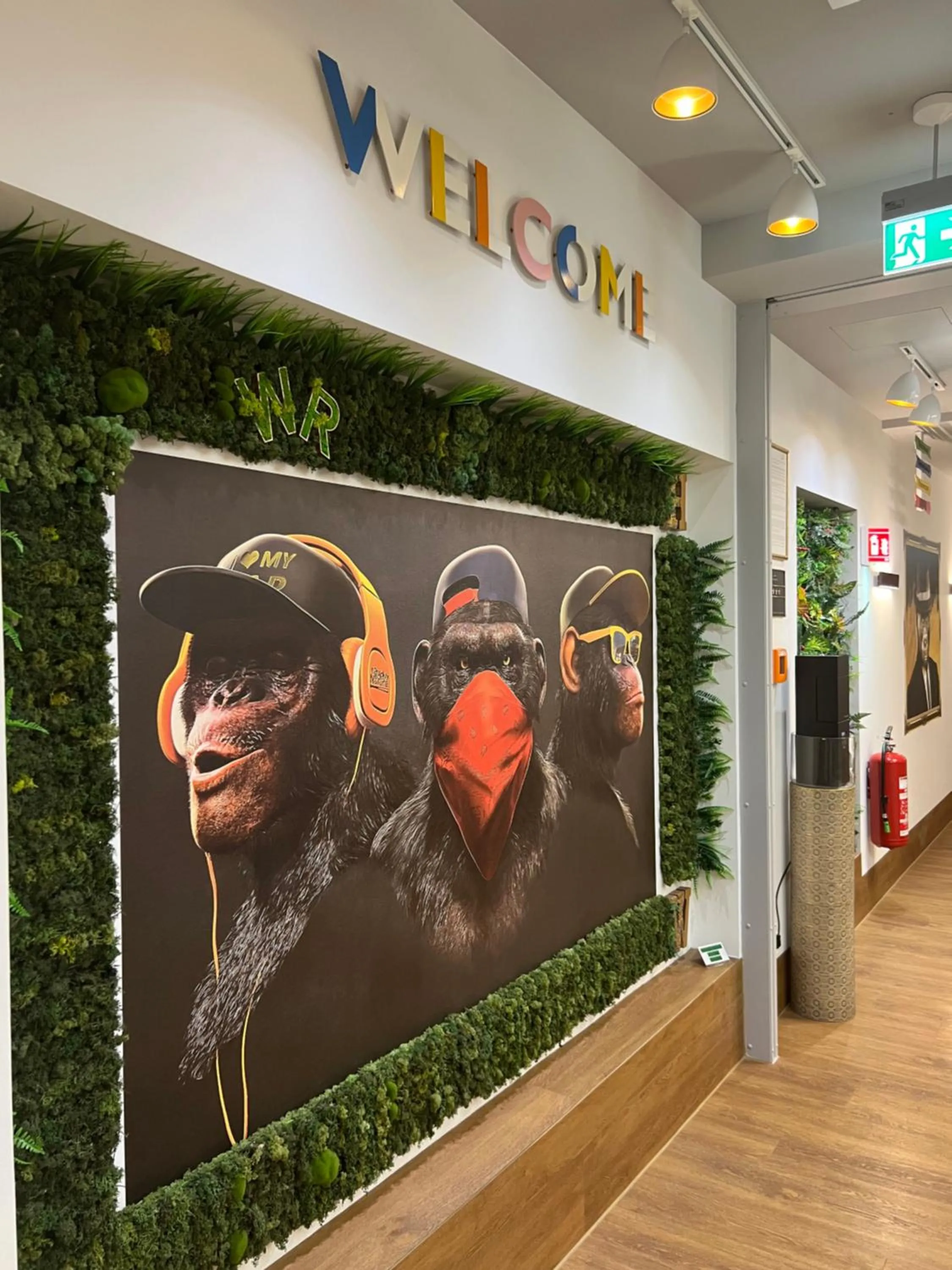 Text overlay in Design Hotel Winterrot