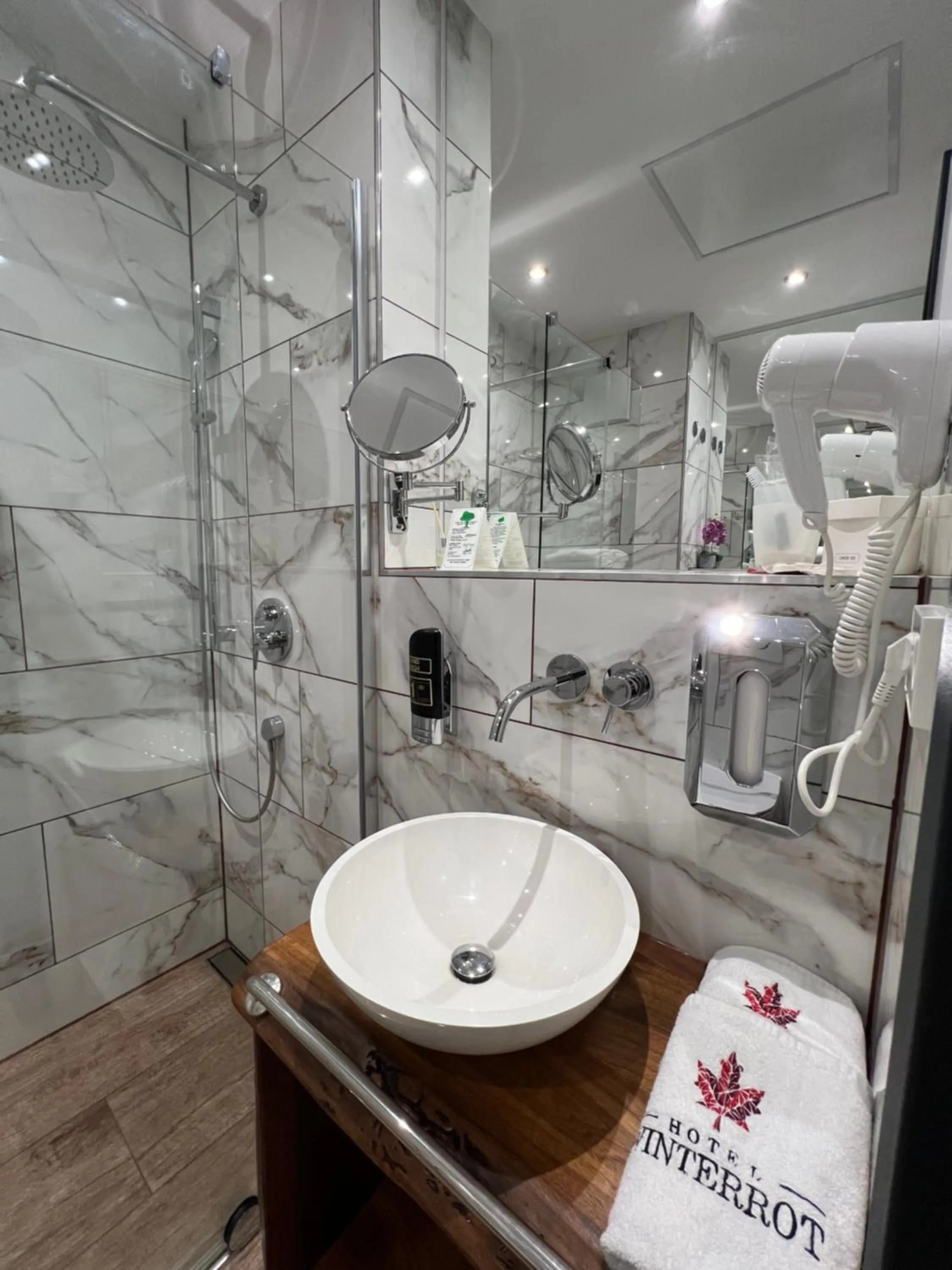 Shower in Design Hotel Winterrot