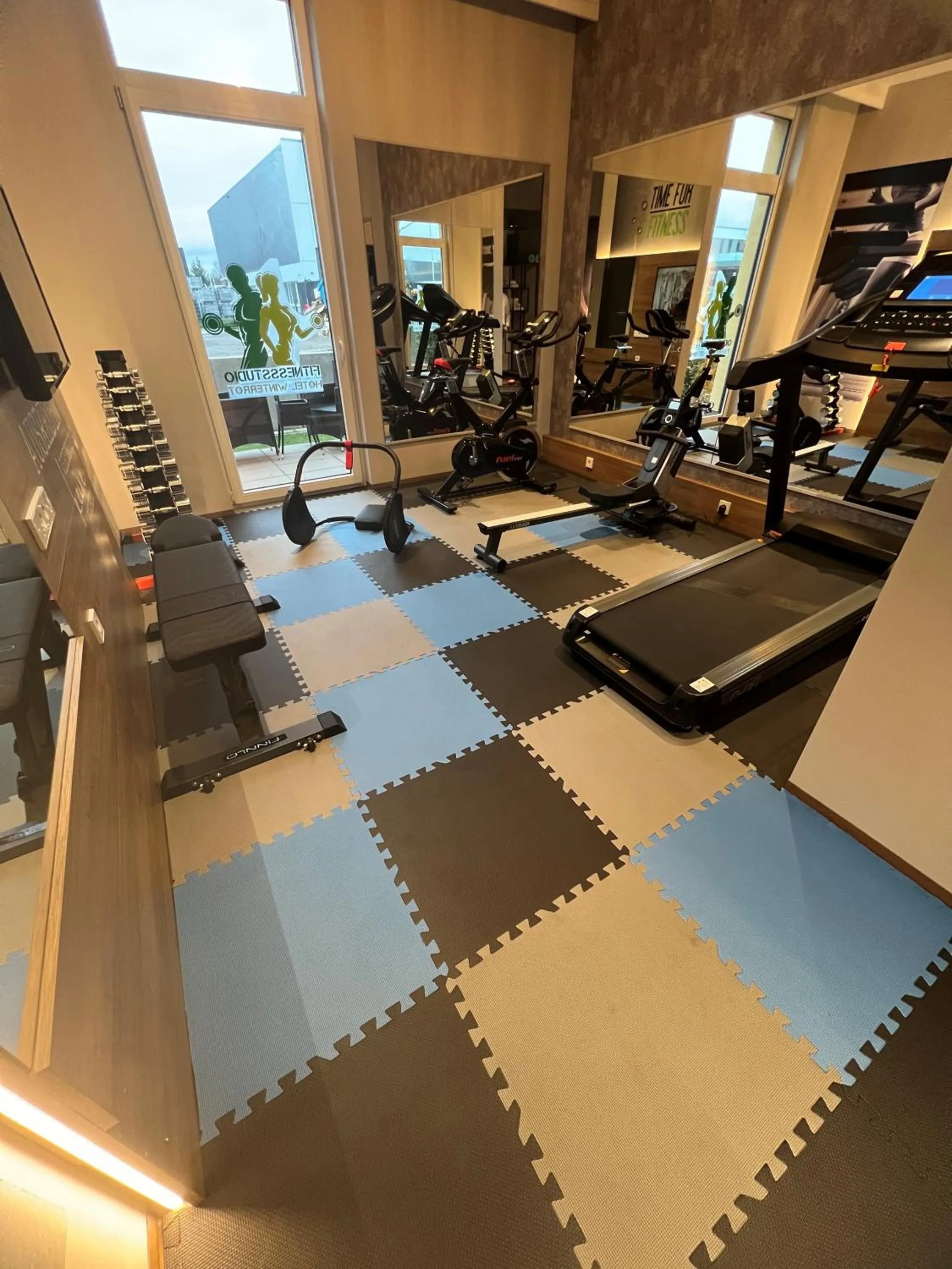 Fitness centre/facilities in Design Hotel Winterrot