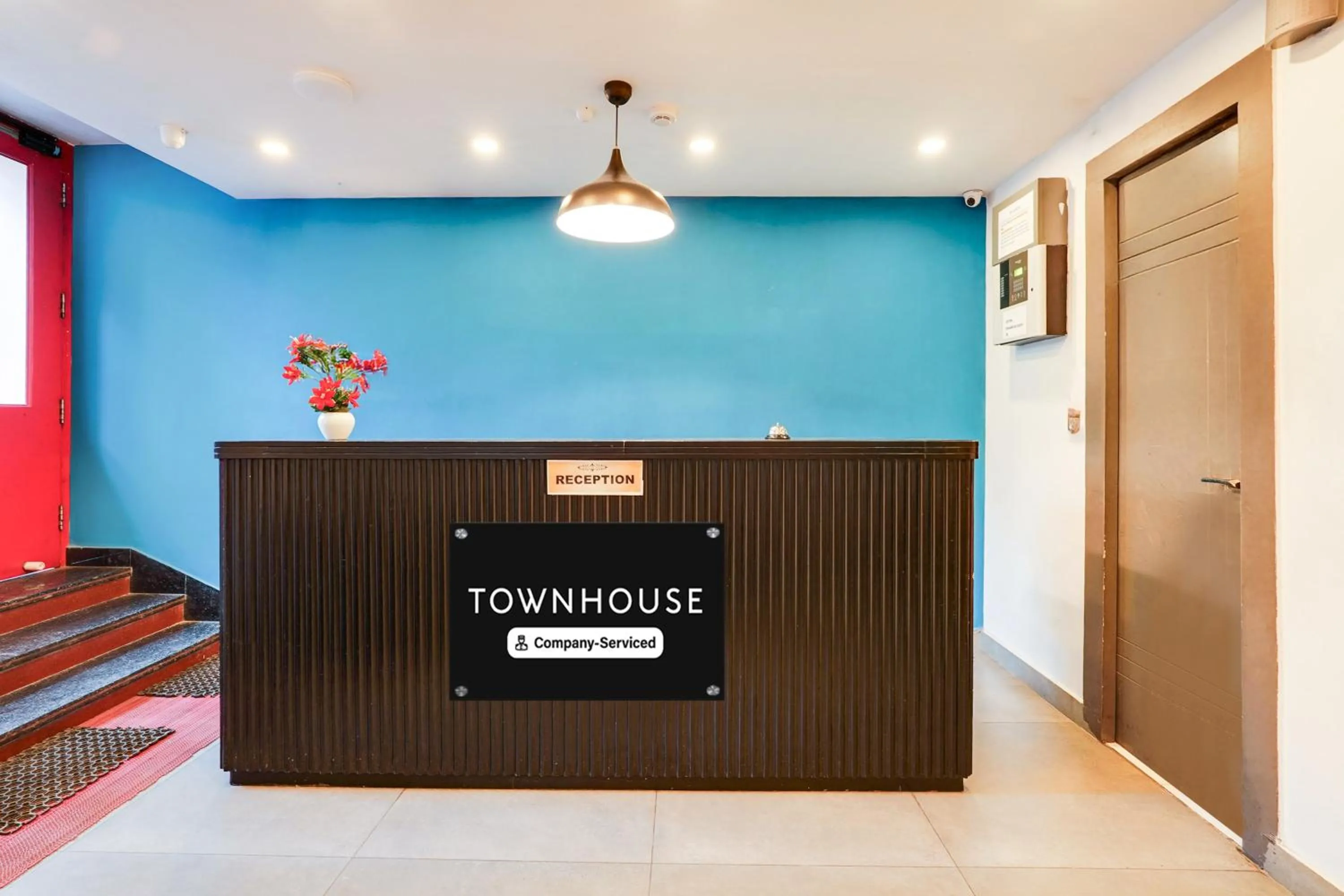 Lobby or reception in Super Townhouse BTM Layout Near Madiwala Lake Formerly Q Rooms