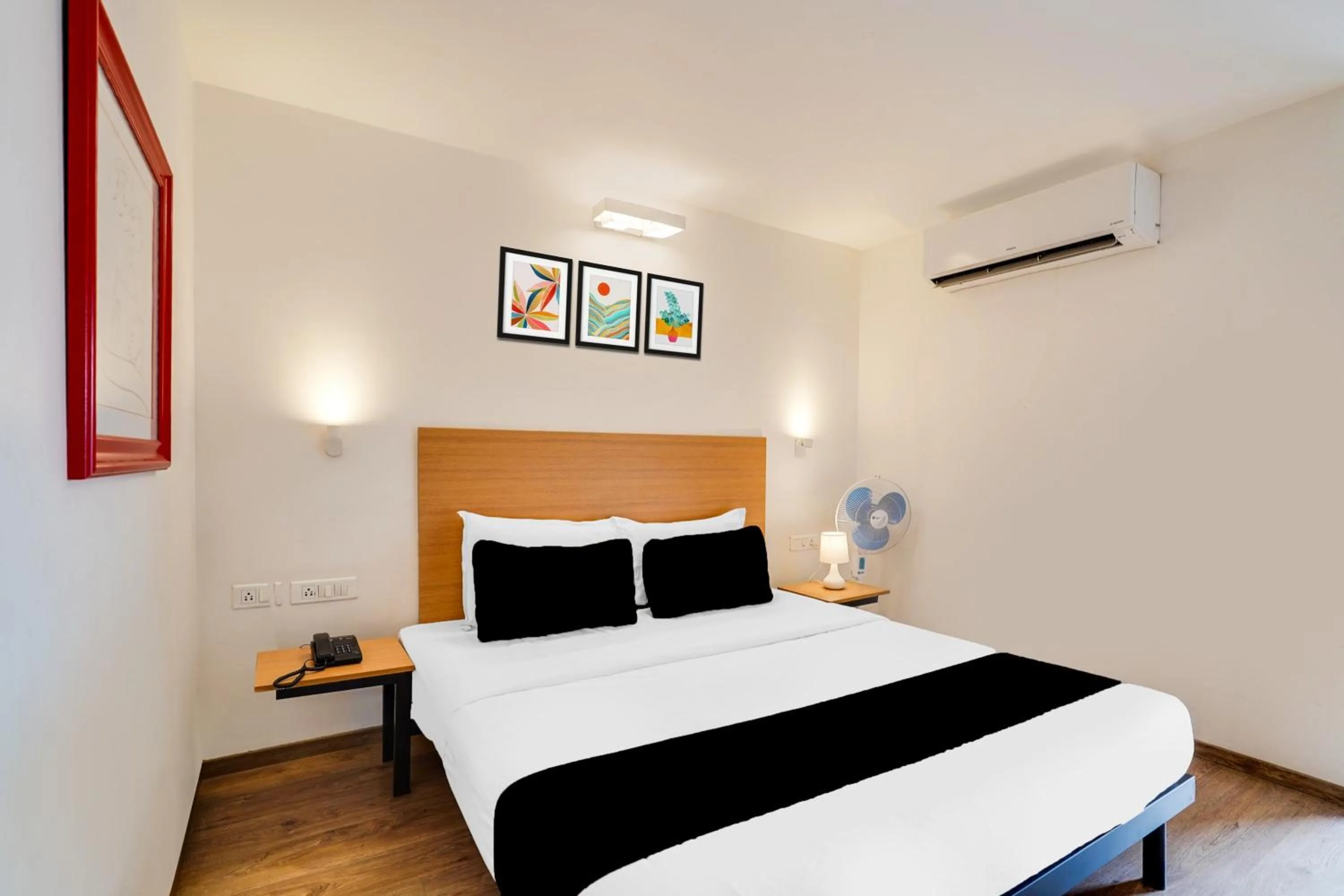 Bedroom, Bed in Super Townhouse BTM Layout Near Madiwala Lake Formerly Q Rooms