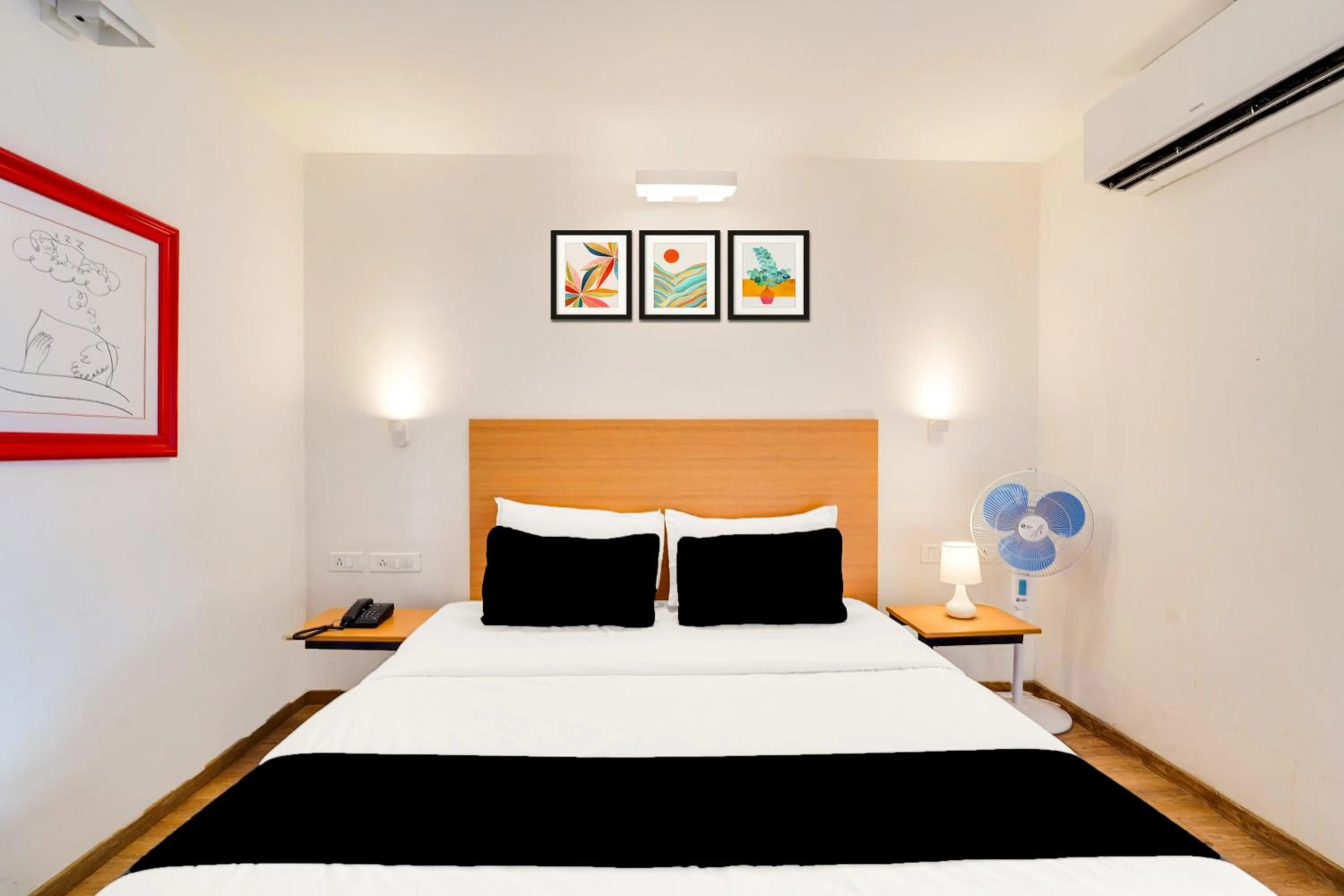 Bedroom, Bed in Super Townhouse BTM Layout Near Madiwala Lake Formerly Q Rooms