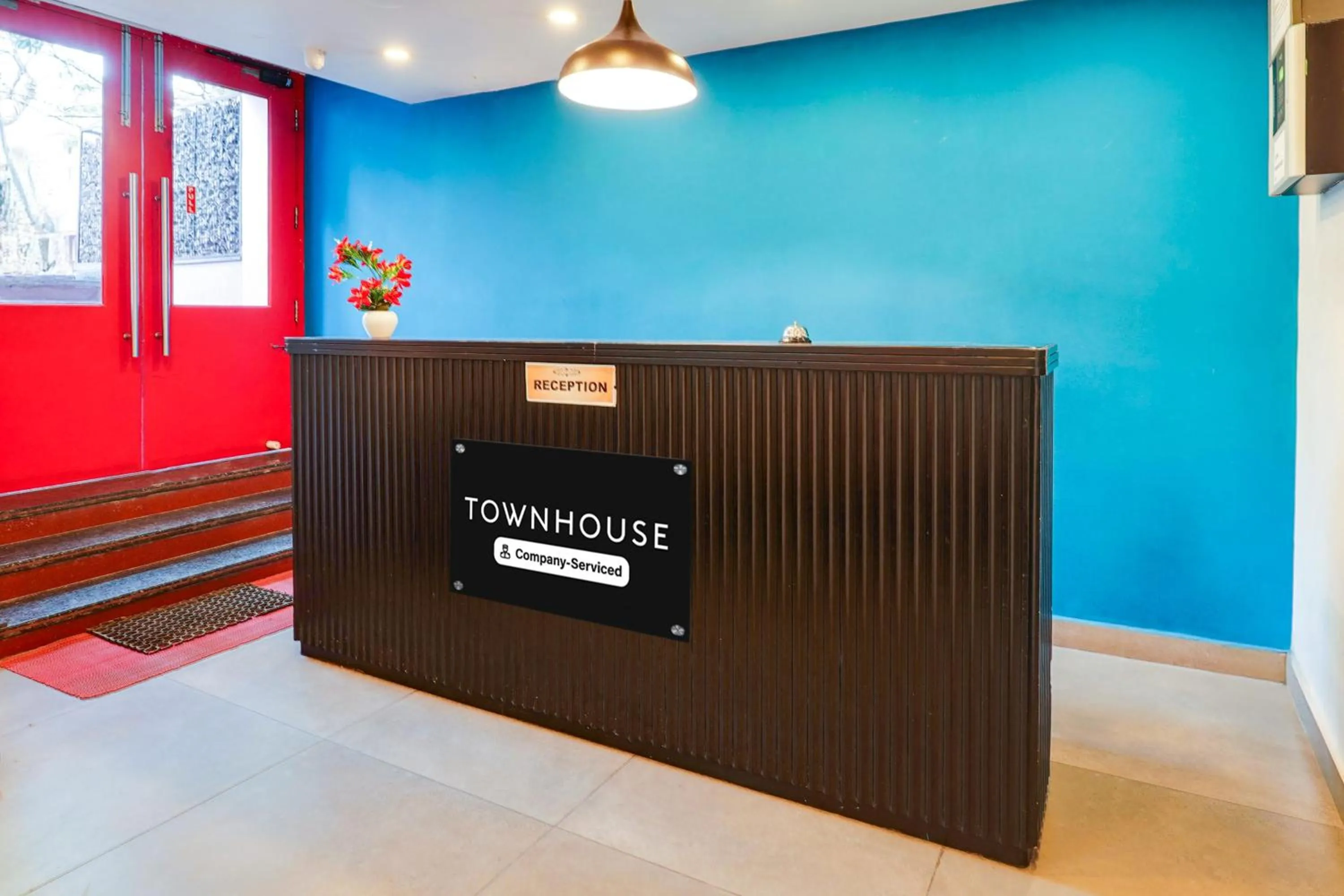 Lobby or reception in Super Townhouse BTM Layout Near Madiwala Lake Formerly Q Rooms