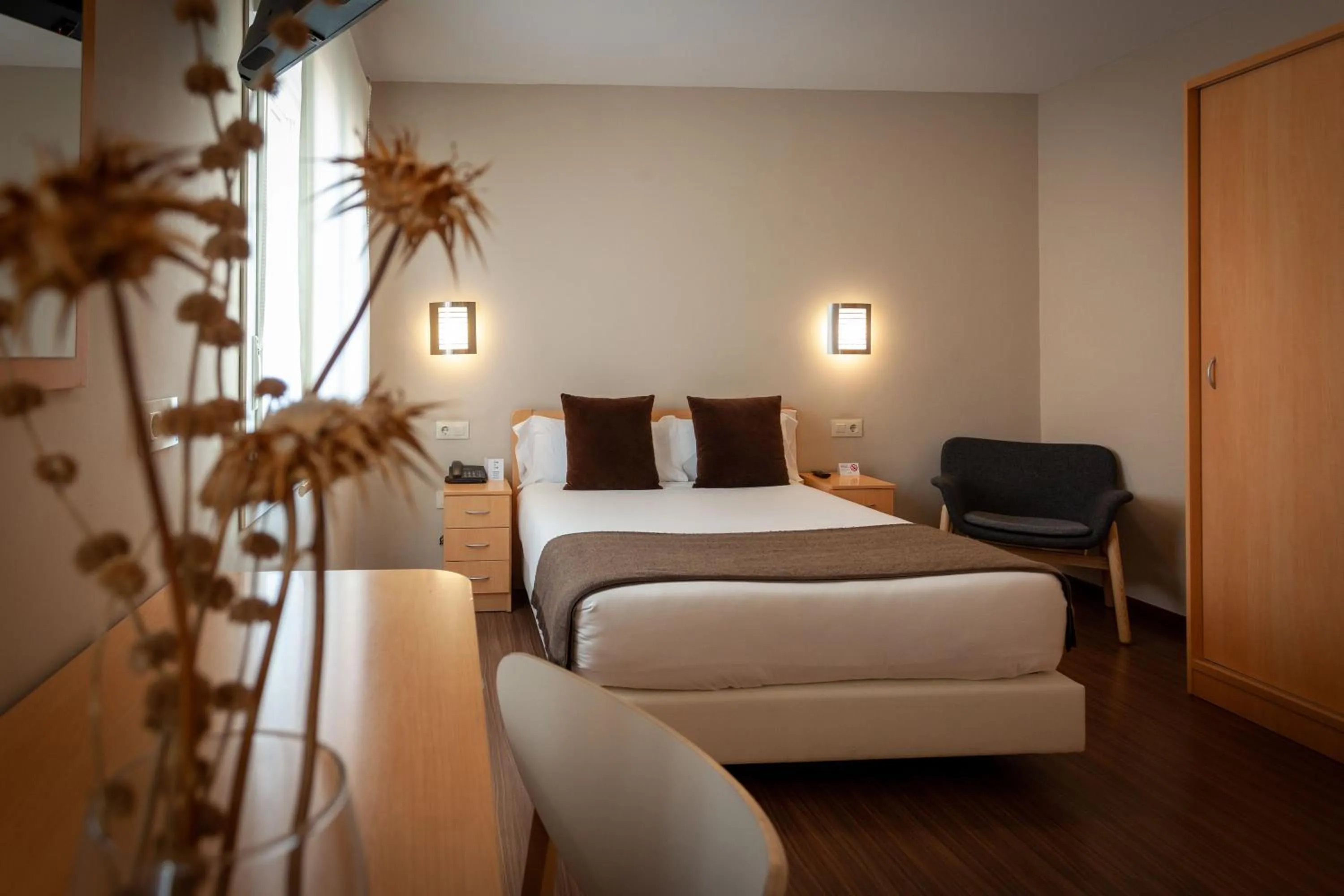 Decorative detail, Bed in Vettonia Hotel