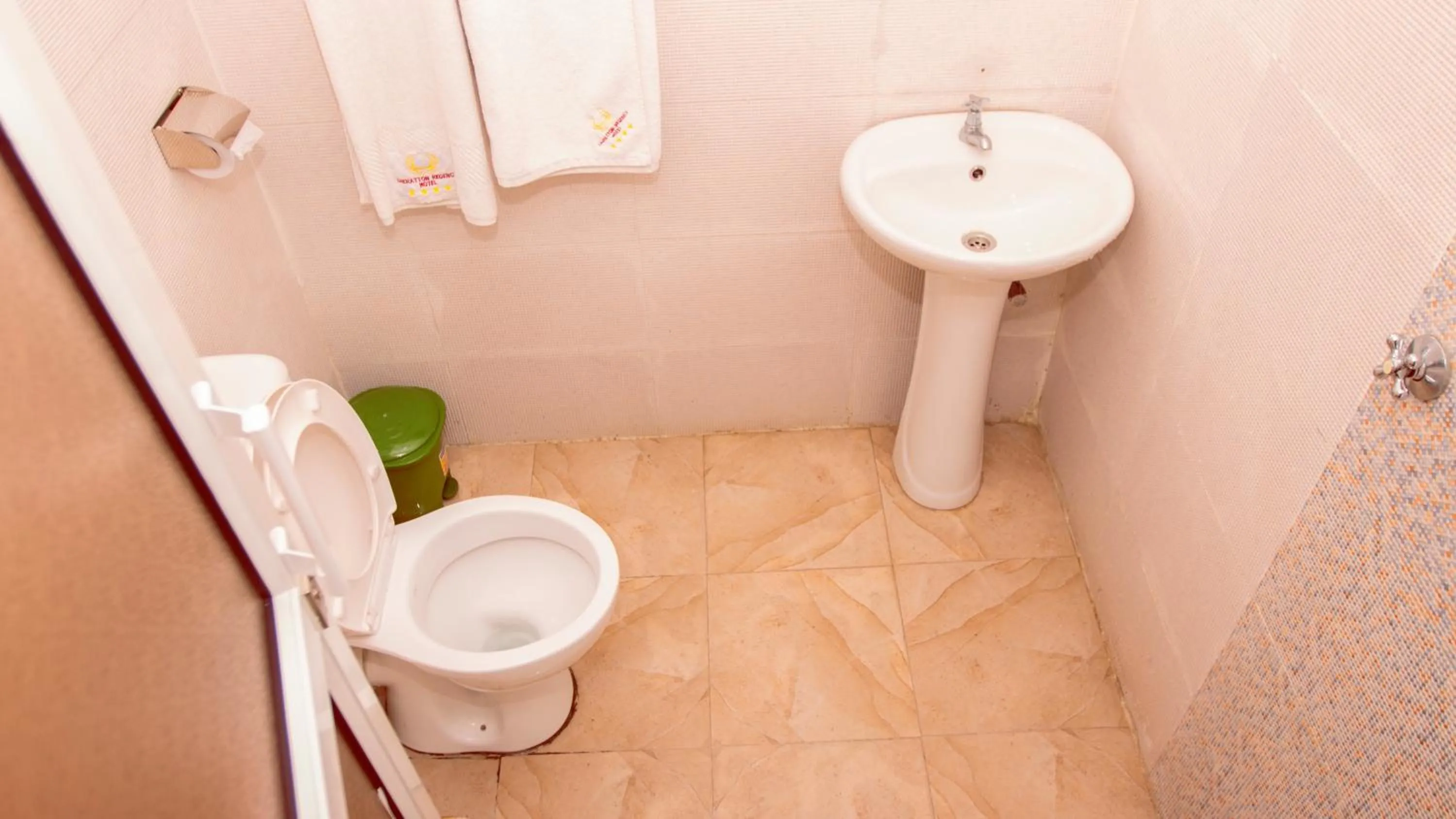 Shower in Sheratton Regency Hotel Nairobi