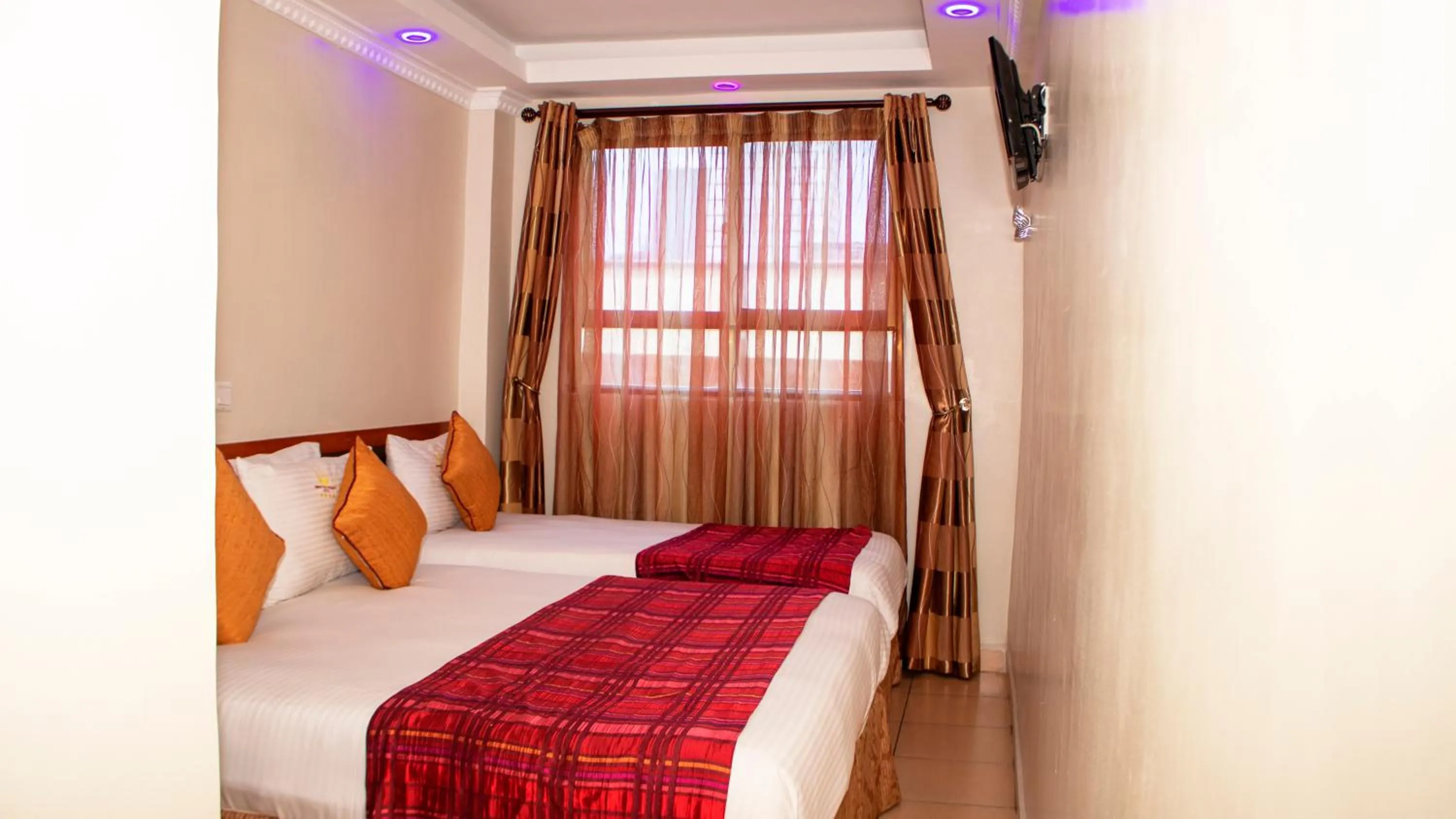 Bed in Sheratton Regency Hotel Nairobi