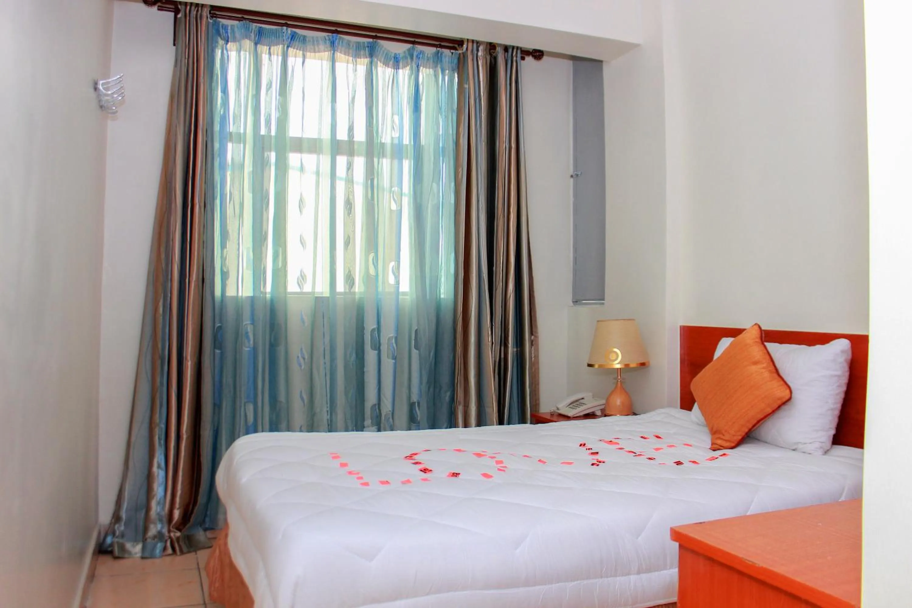 Bed in Sheratton Regency Hotel Nairobi