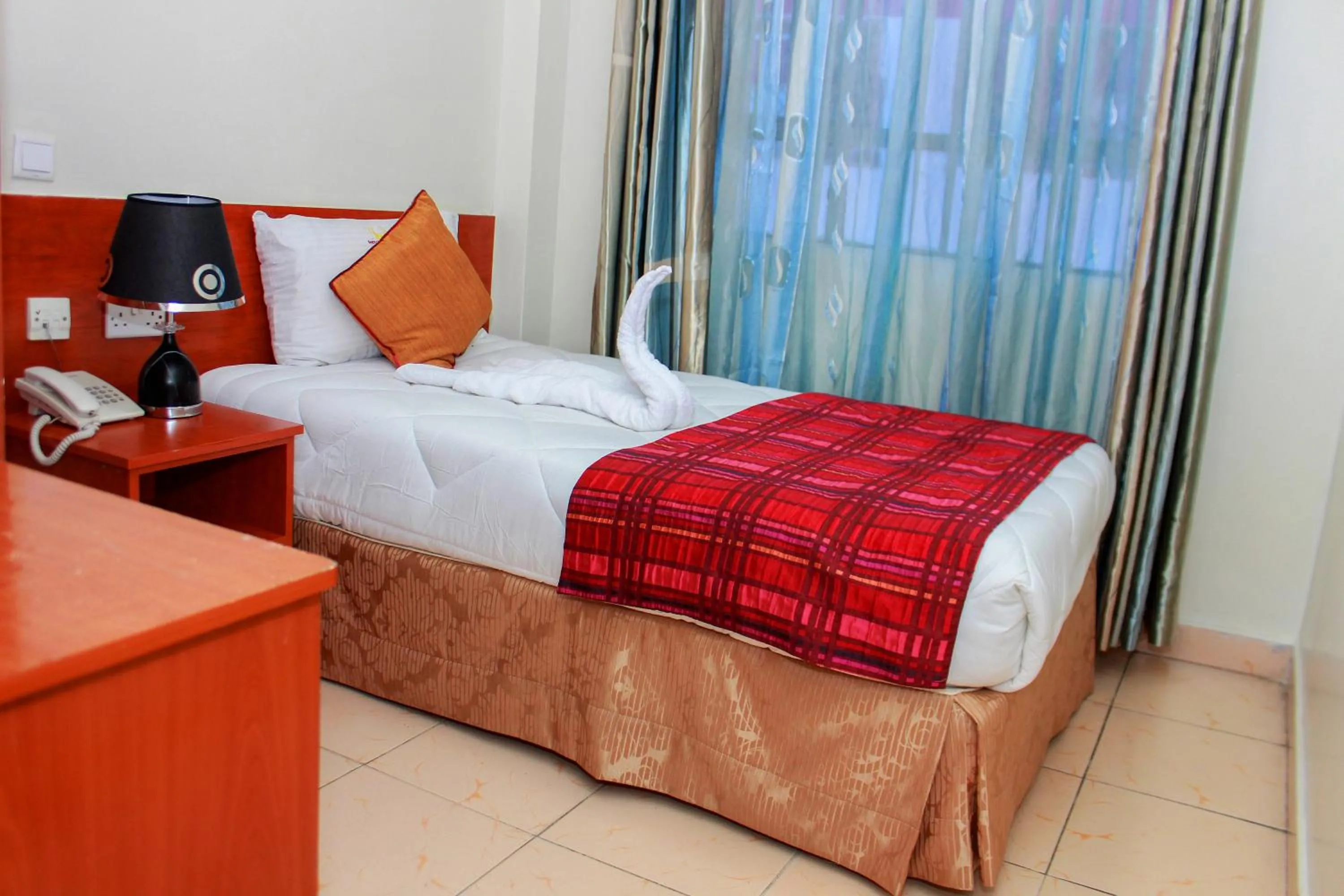 Bed in Sheratton Regency Hotel Nairobi