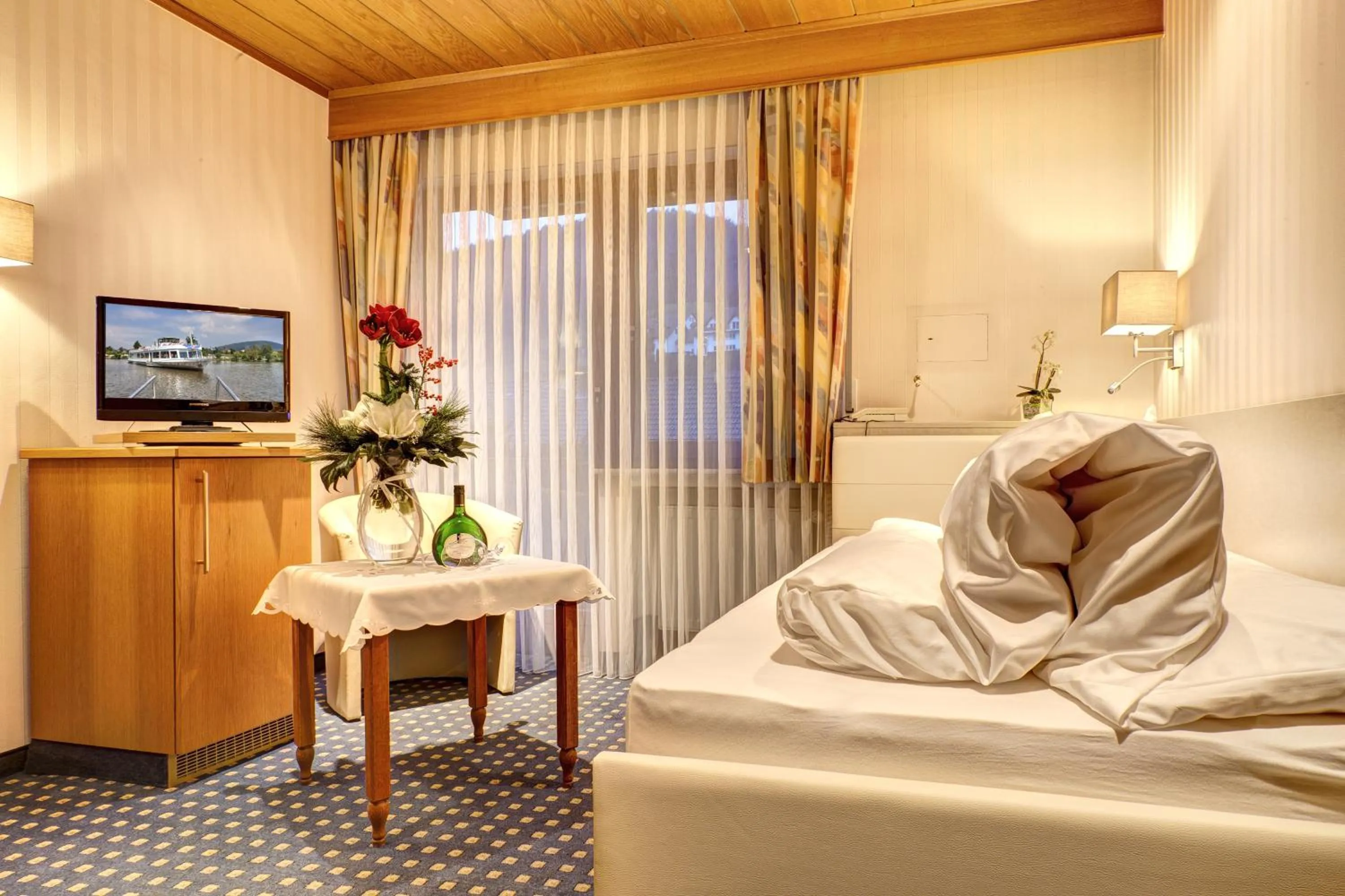 Seating area, Bed in Zum Wiesengrund