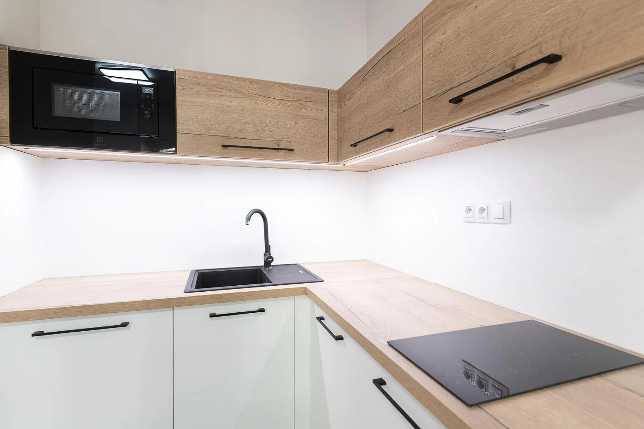 Kitchen or kitchenette in Apartsee Wellness Plzeň