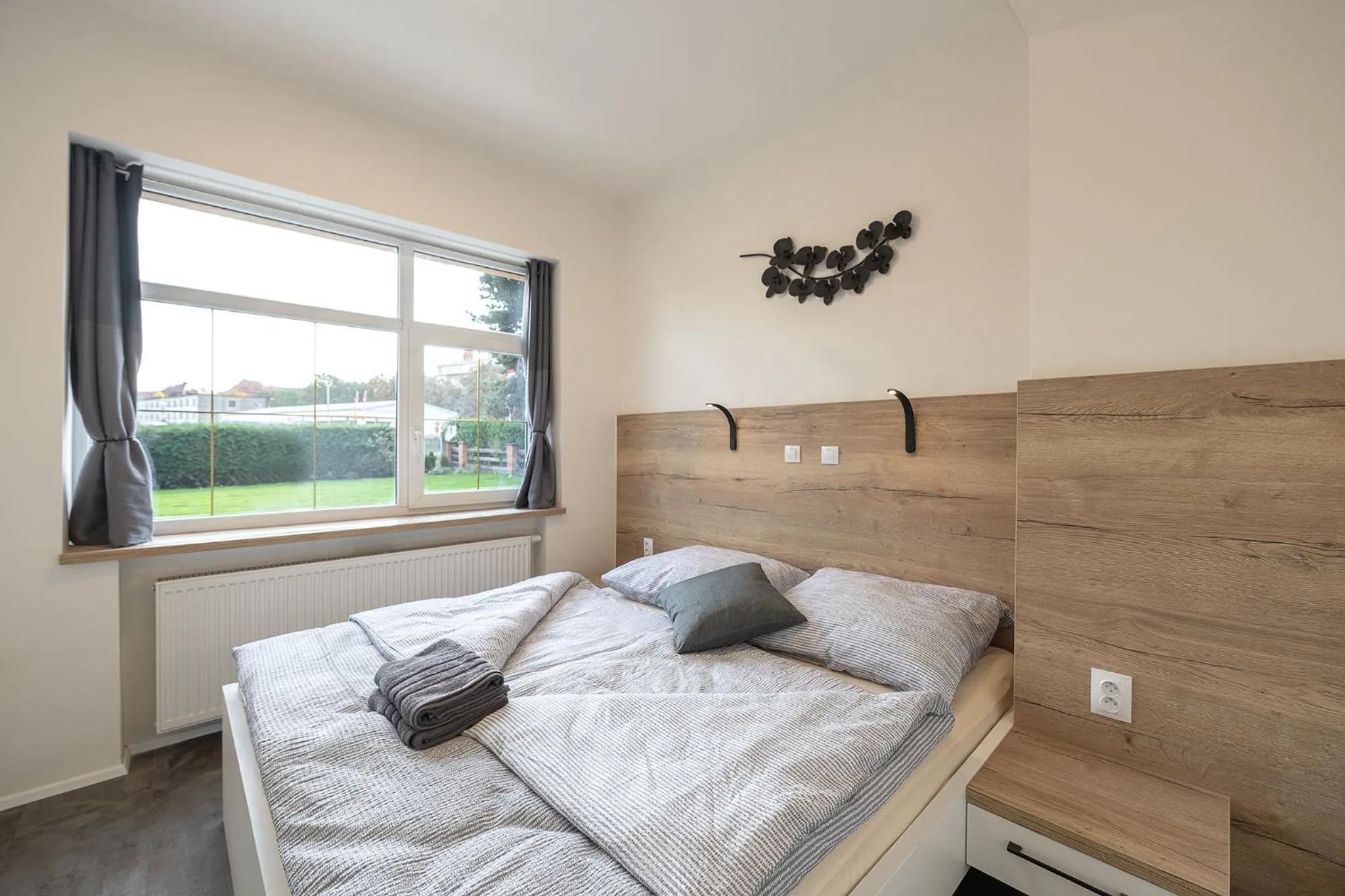 Bed in Apartsee Wellness Plzeň