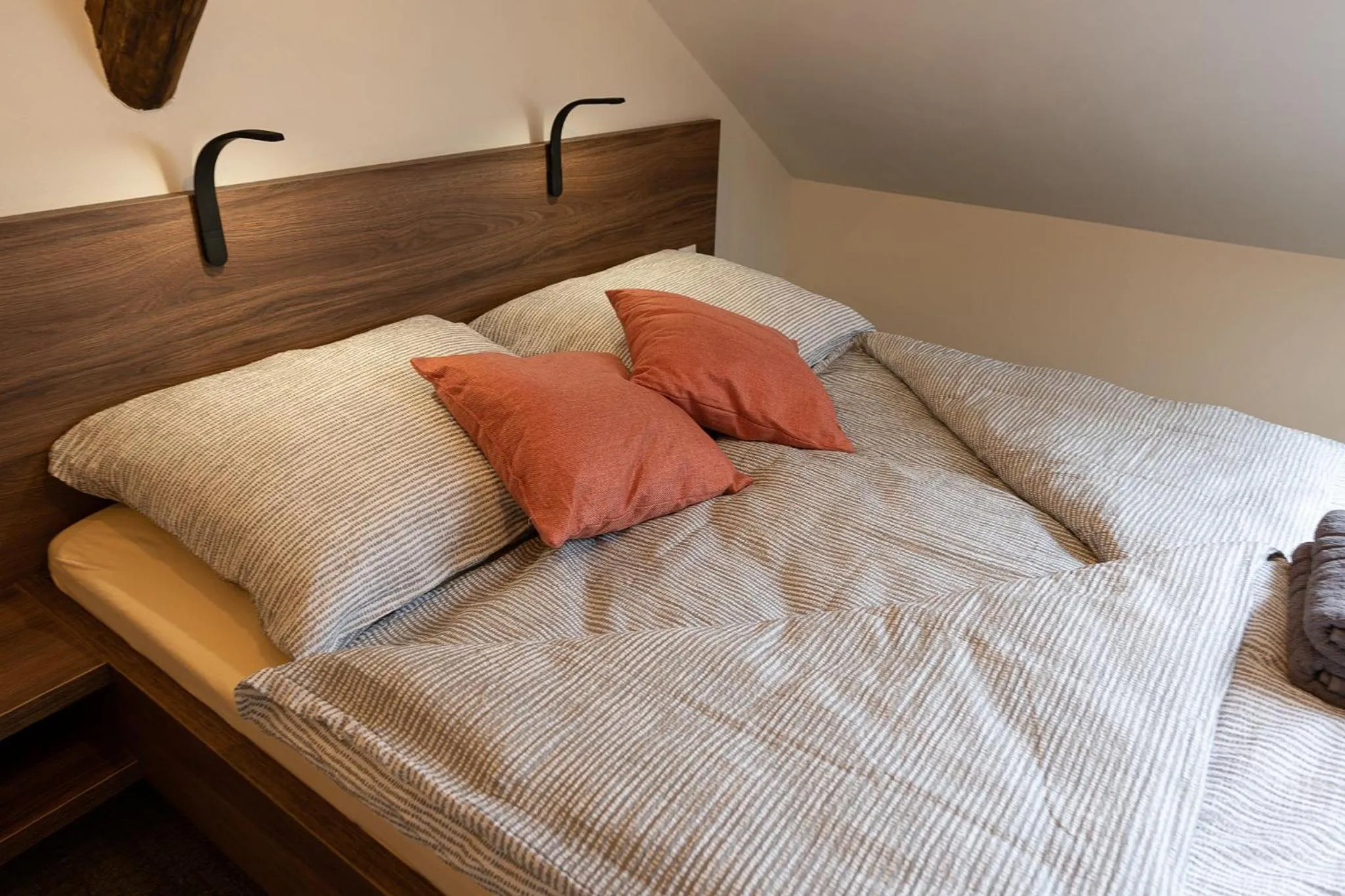 Bed in Apartsee Wellness Plzeň