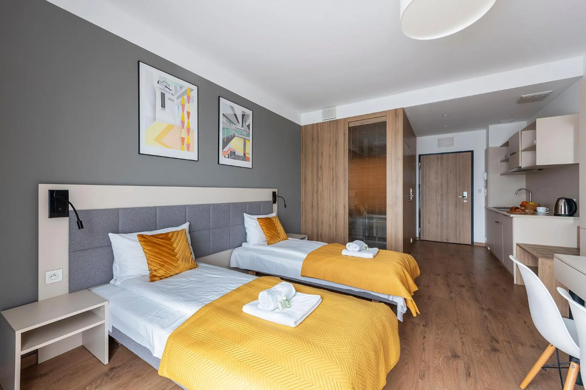 Photo of the whole room, Bed in Aparthotel City Break Wolska