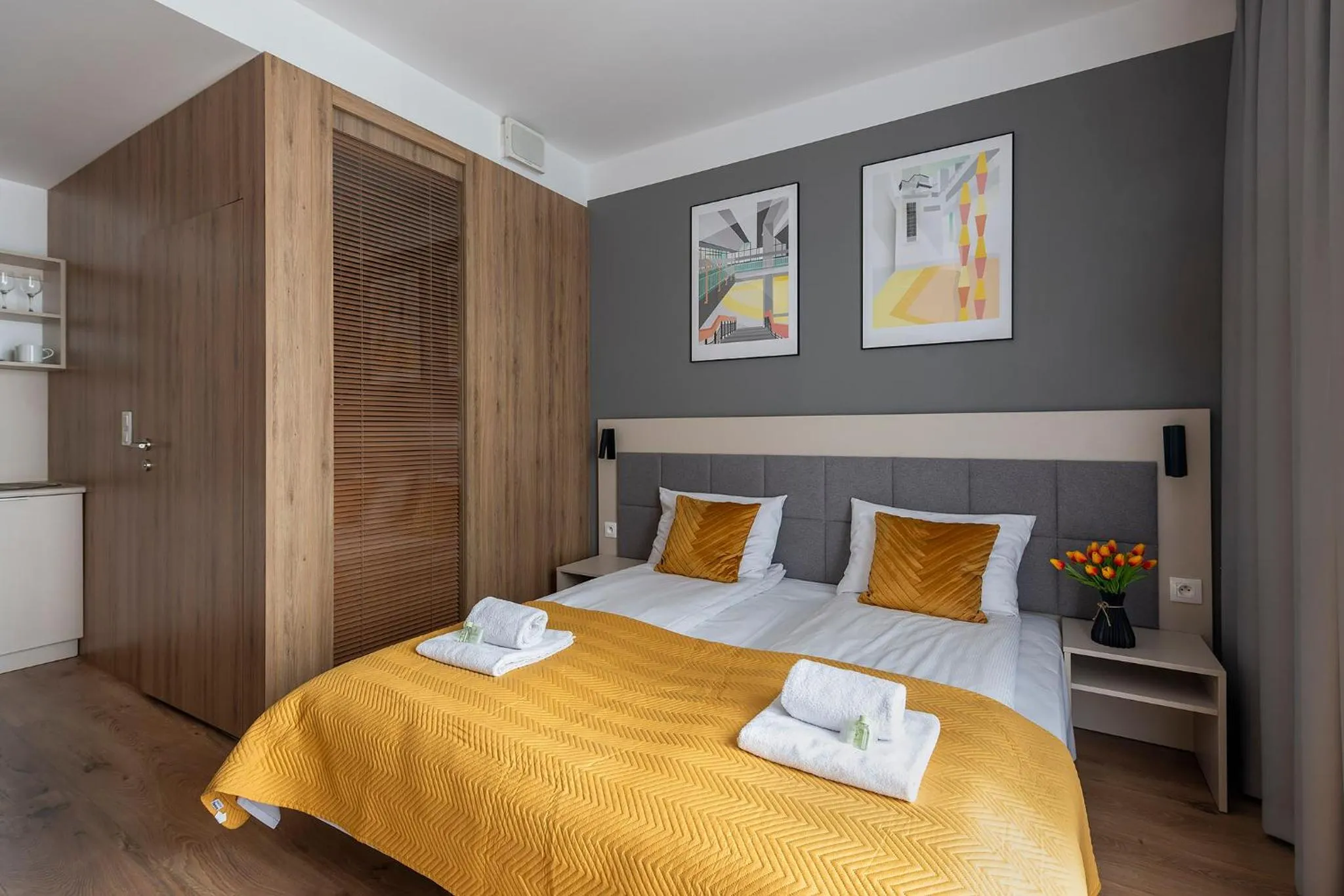 Bed in Aparthotel City Break Wolska