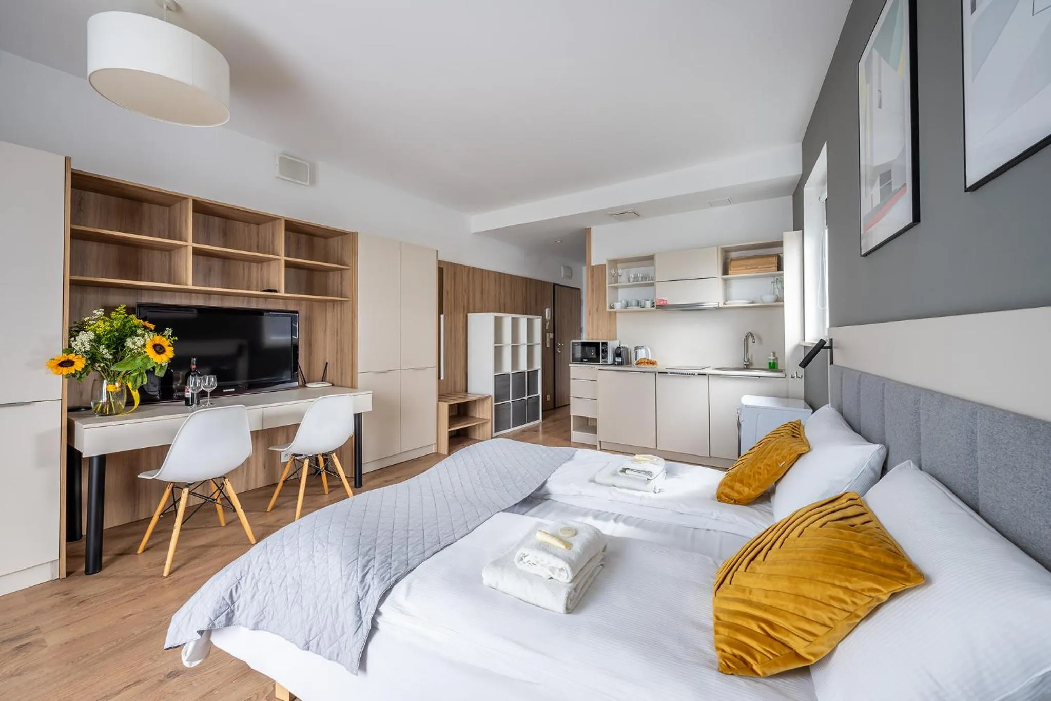 Photo of the whole room, Bed in Aparthotel City Break Wolska