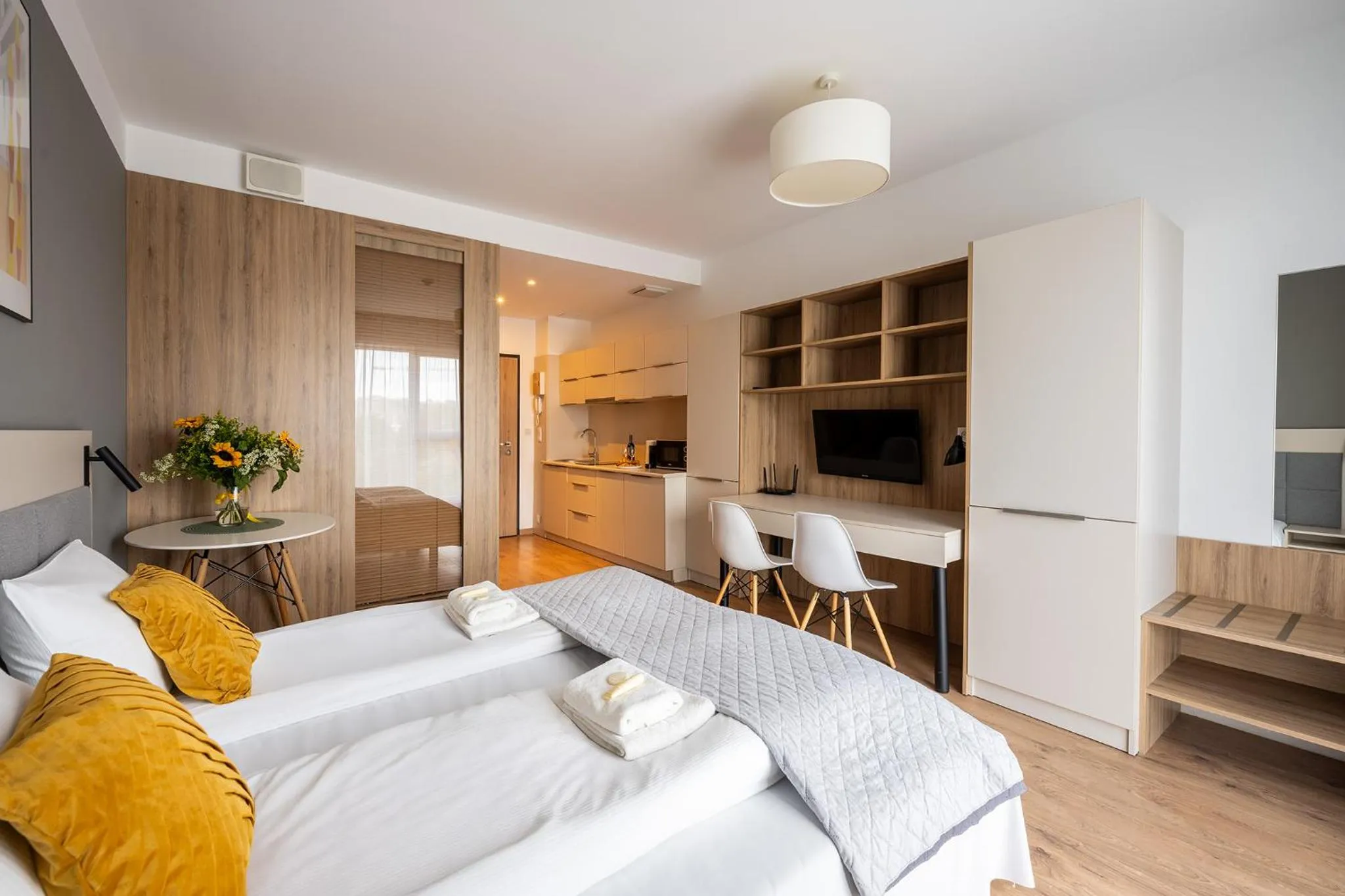 Photo of the whole room, Bed in Aparthotel City Break Wolska