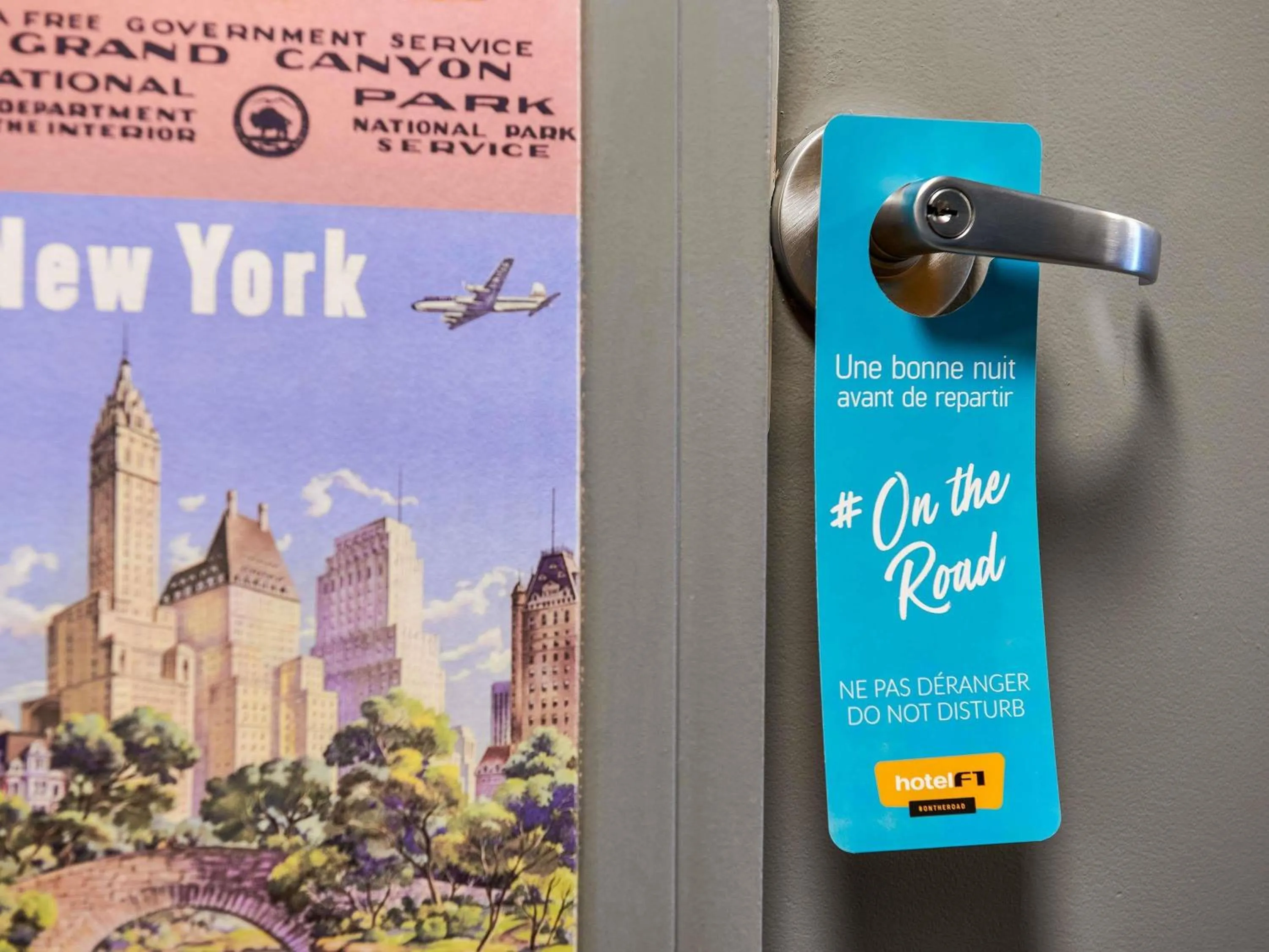 Bedroom in hotelF1 Lyon Gerland Vénissieux