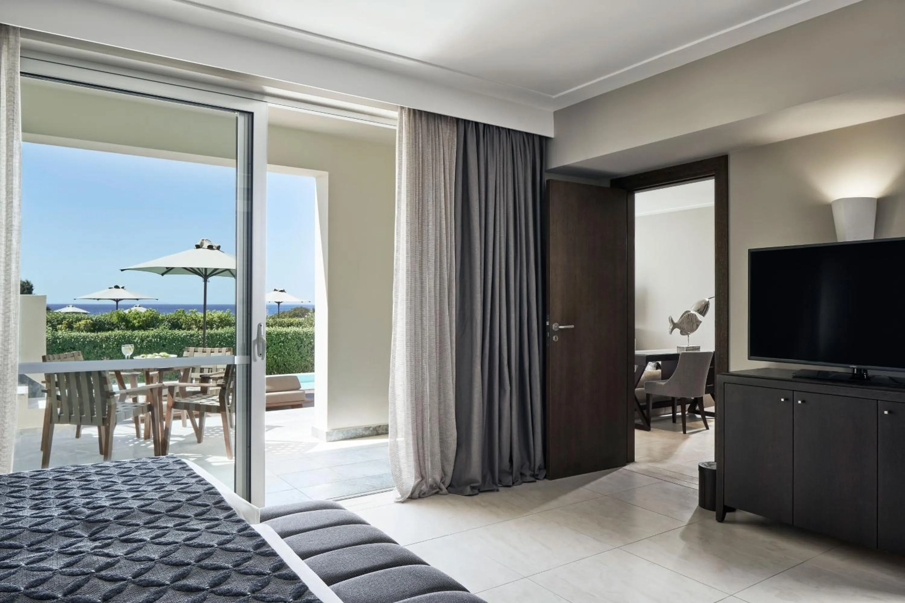 Bedroom, Bed in Atlantica Belvedere Resort - Adults Only