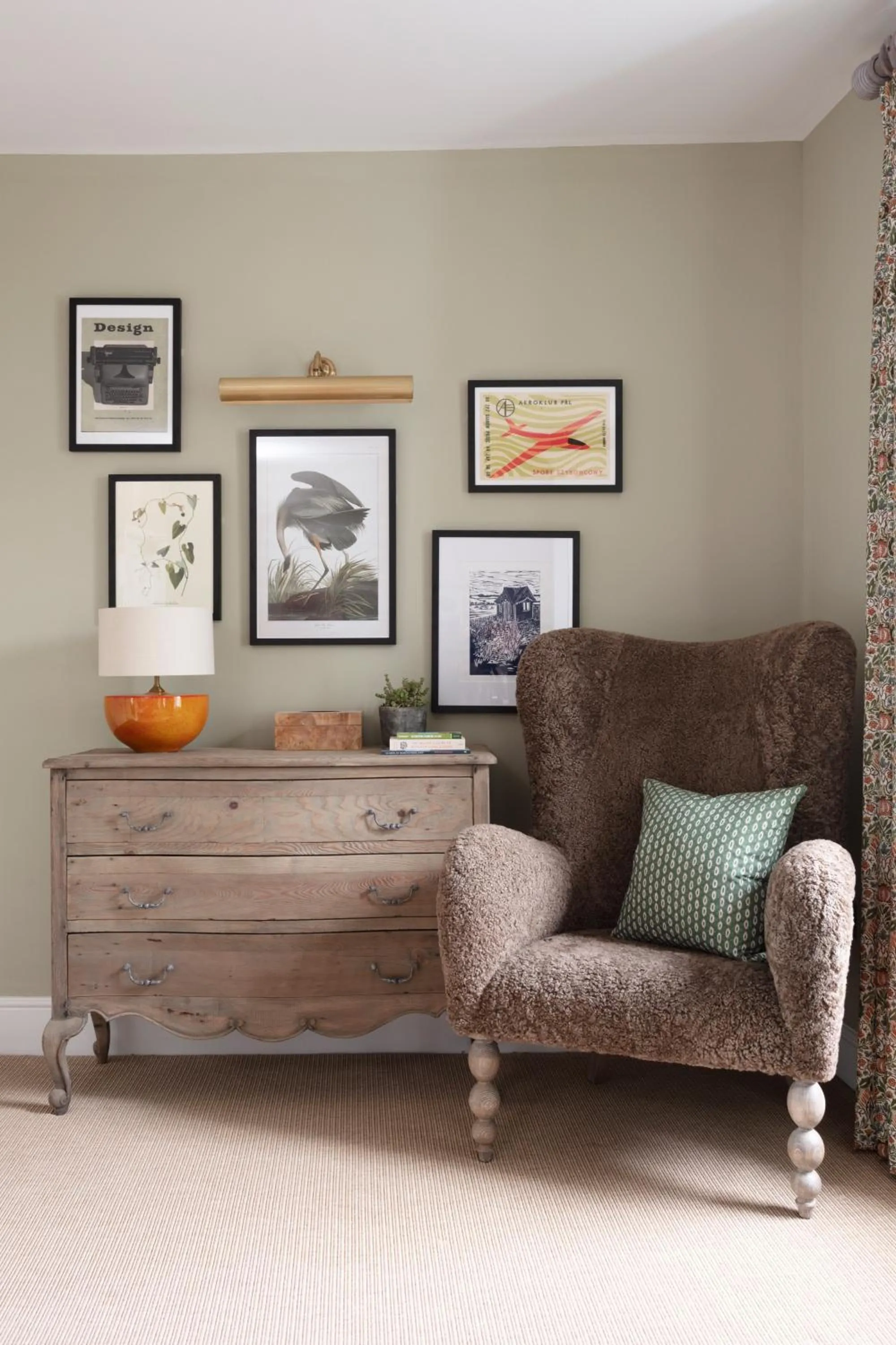 Seating area in The Whittling House
