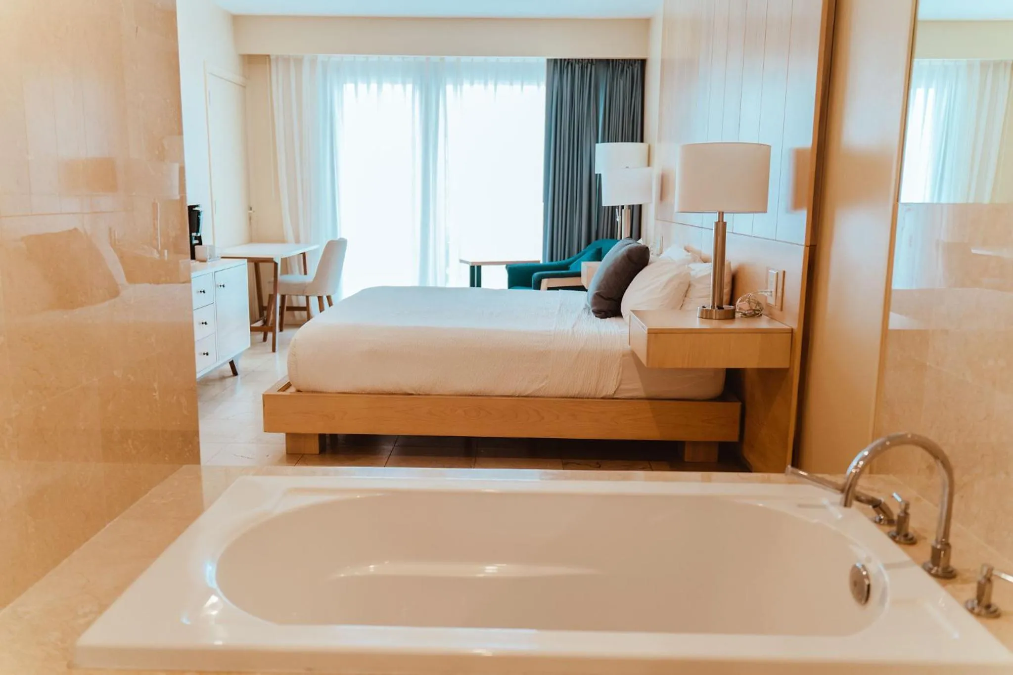 Bed in The Mill Resort and Suites