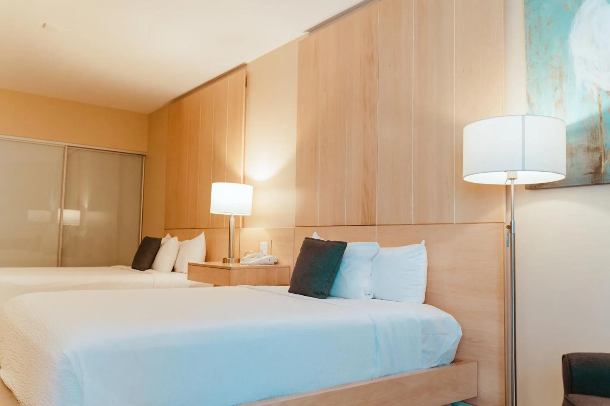 Bed in The Mill Resort and Suites