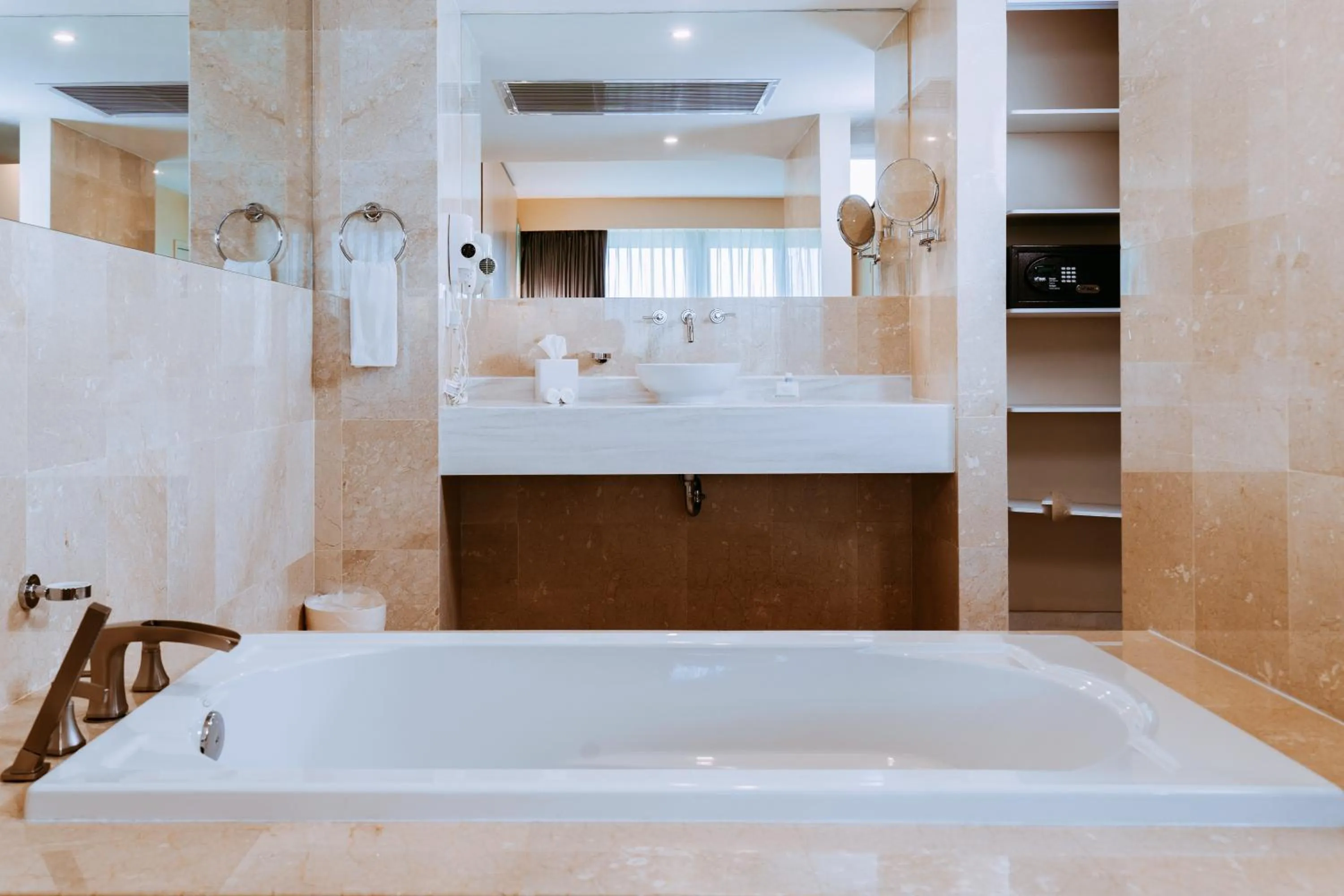 Bath in The Mill Resort and Suites