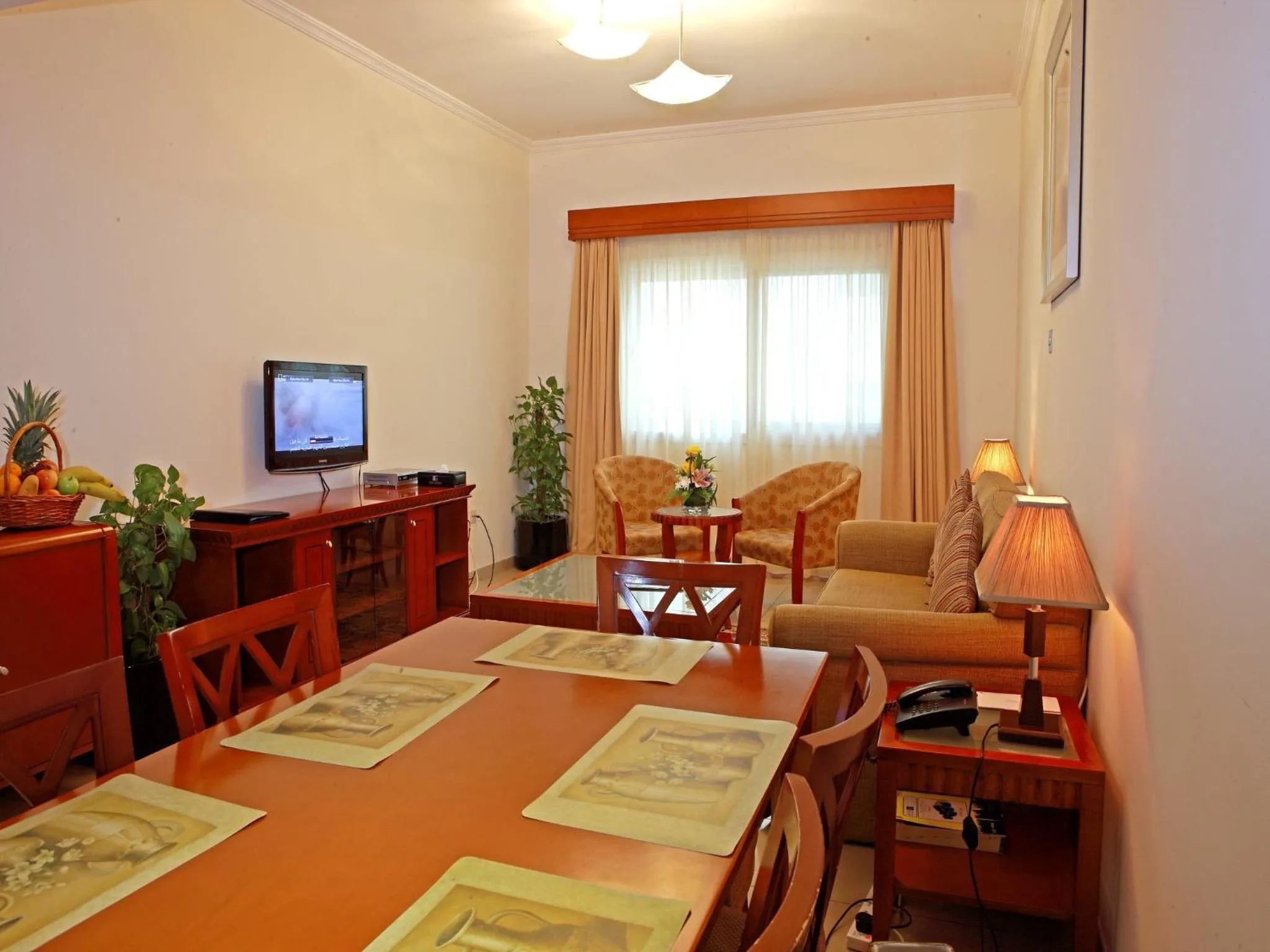 Living room in Rose Garden Hotel Apartments - Bur Dubai