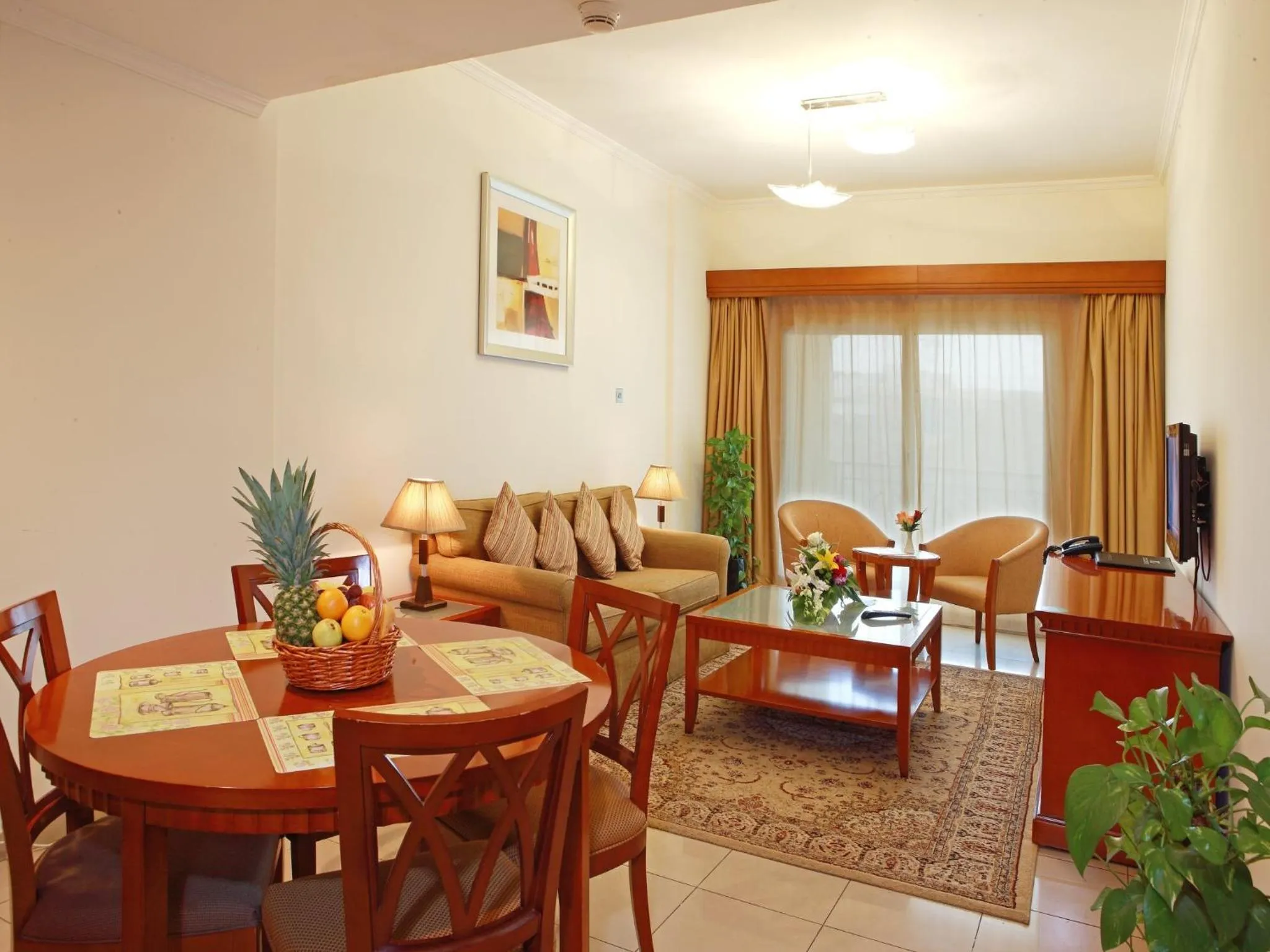 Living room in Rose Garden Hotel Apartments - Bur Dubai