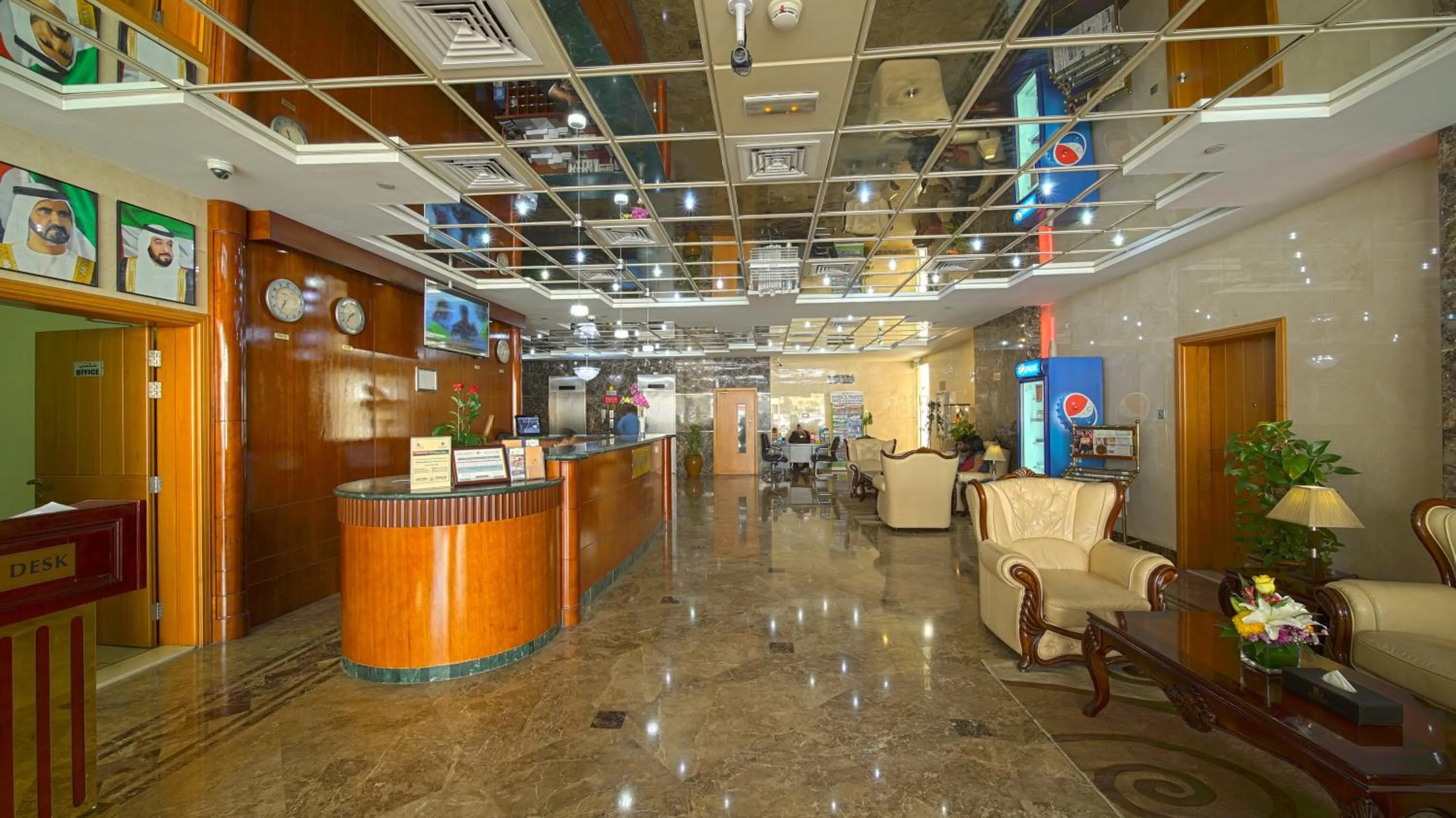 Lobby or reception in Rose Garden Hotel Apartments - Bur Dubai