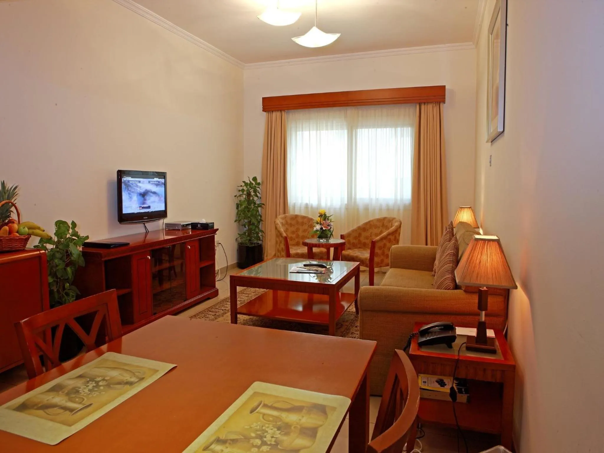 Living room in Rose Garden Hotel Apartments - Bur Dubai
