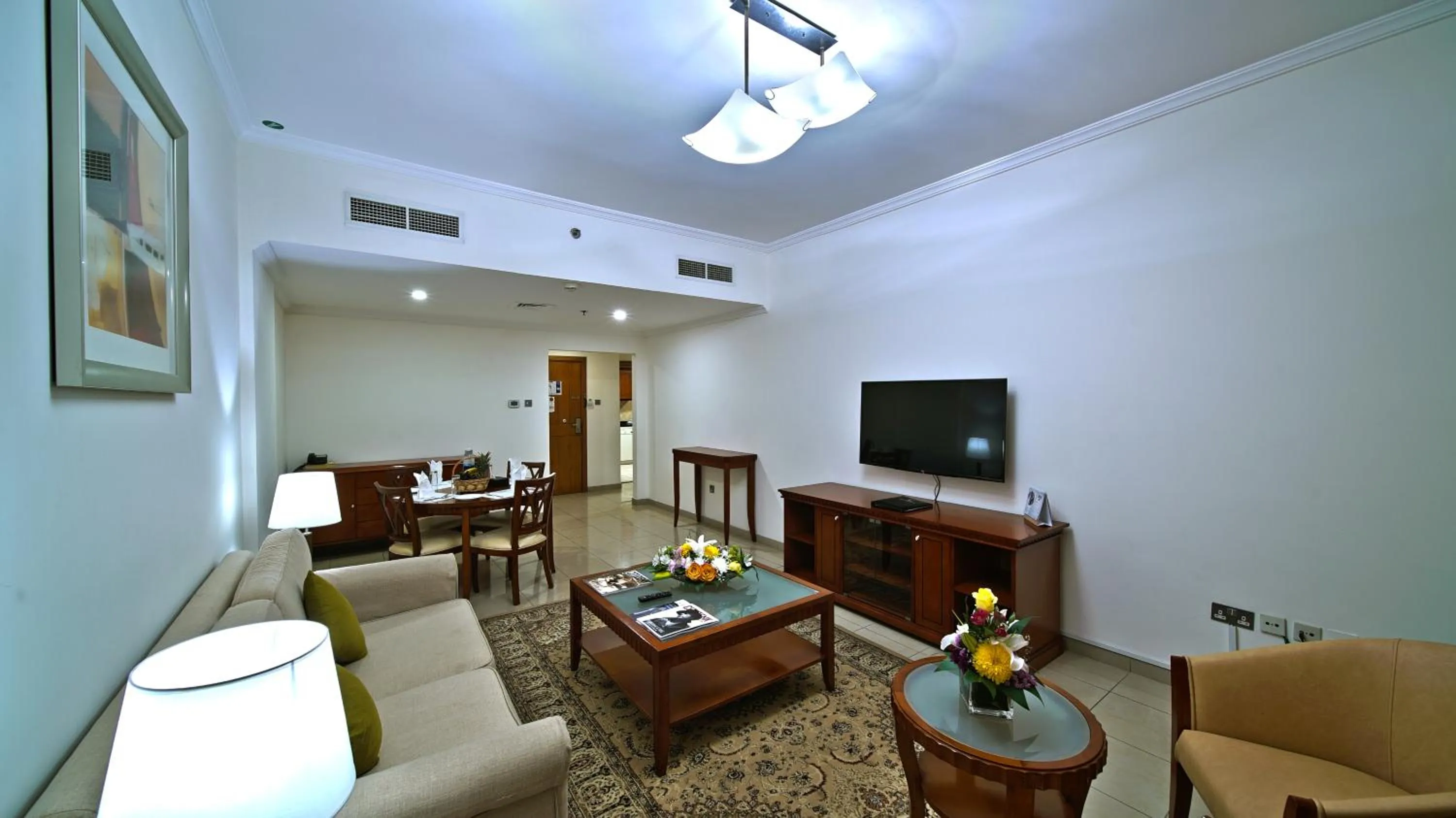 Living room in Rose Garden Hotel Apartments - Bur Dubai