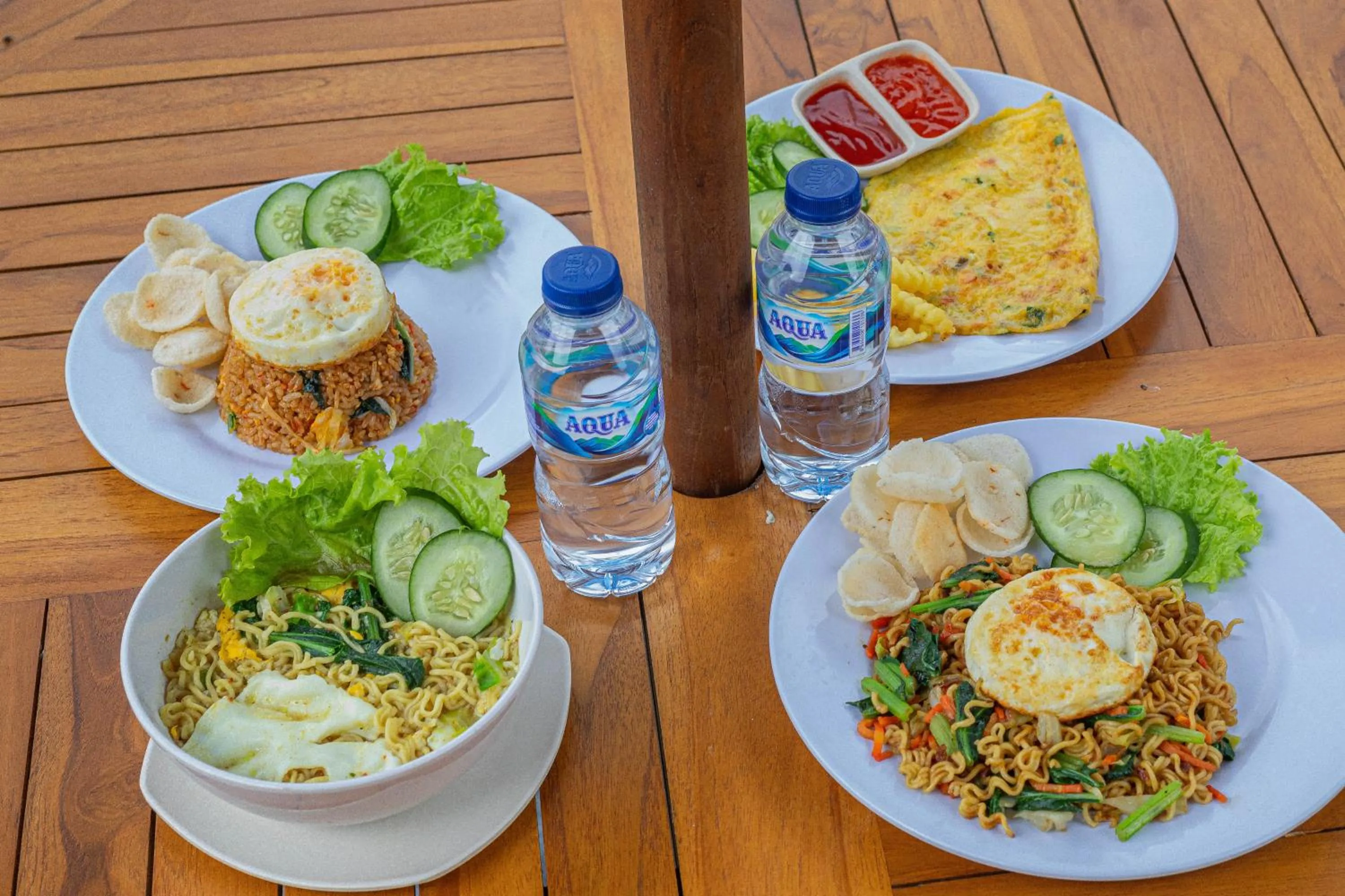 Food and drinks in Cabana Bali Villa