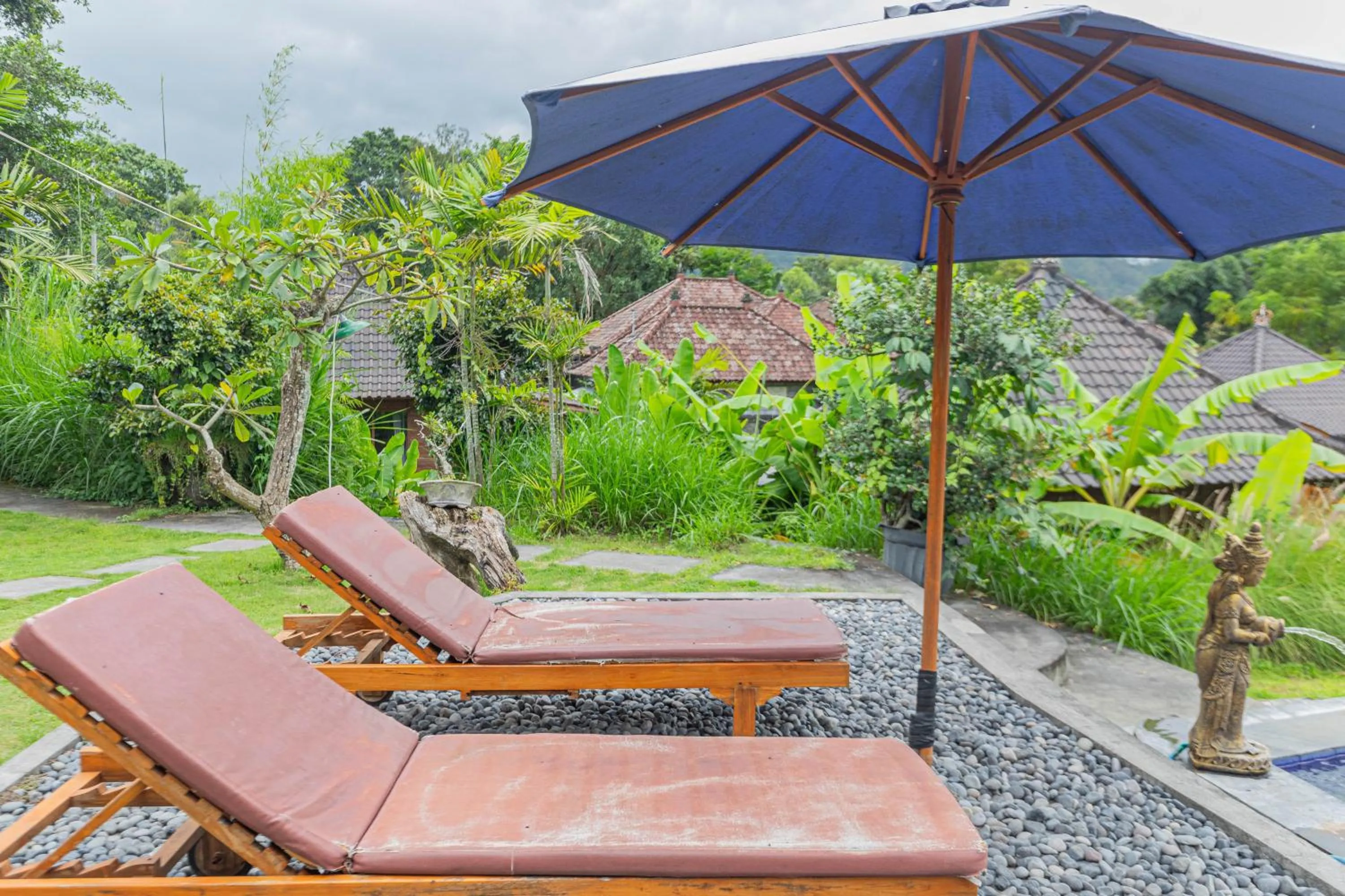 sunbed in Cabana Bali Villa