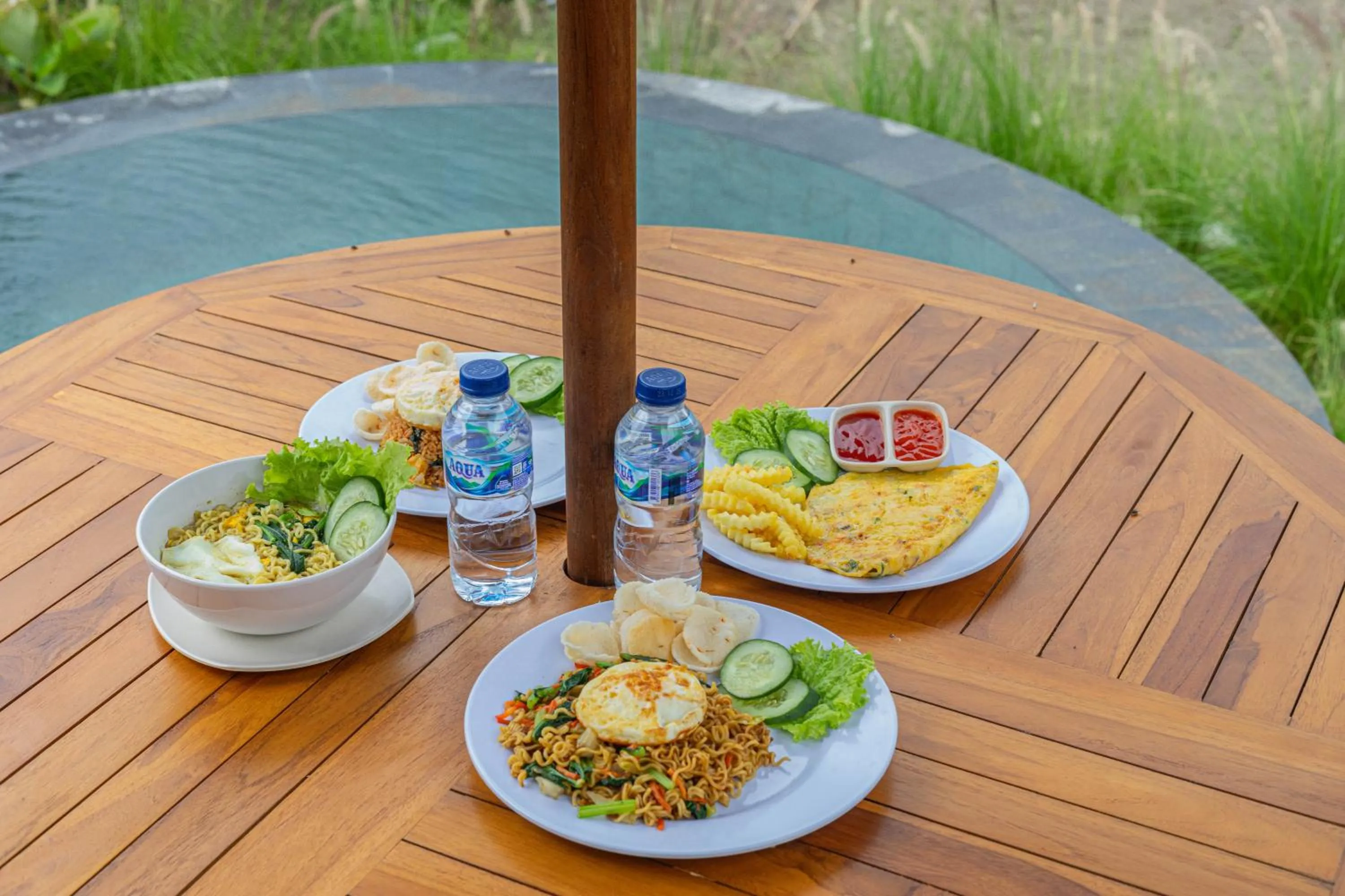 Breakfast in Cabana Bali Villa
