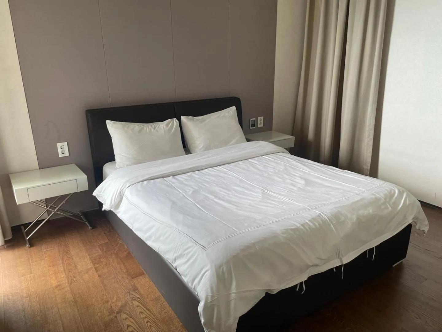 Bed in Ocean Star Condominium