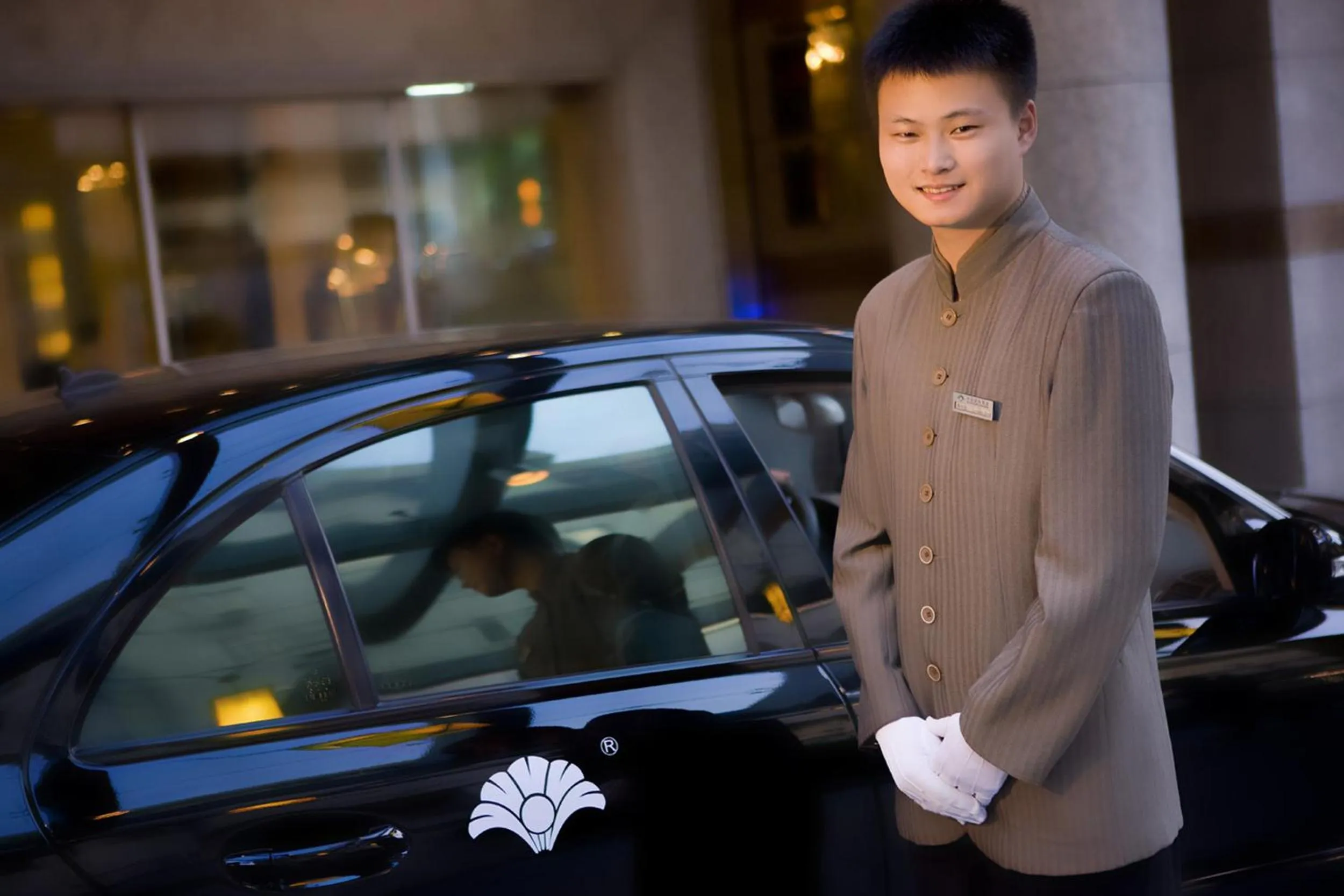 Staff in Huachen International Hotel