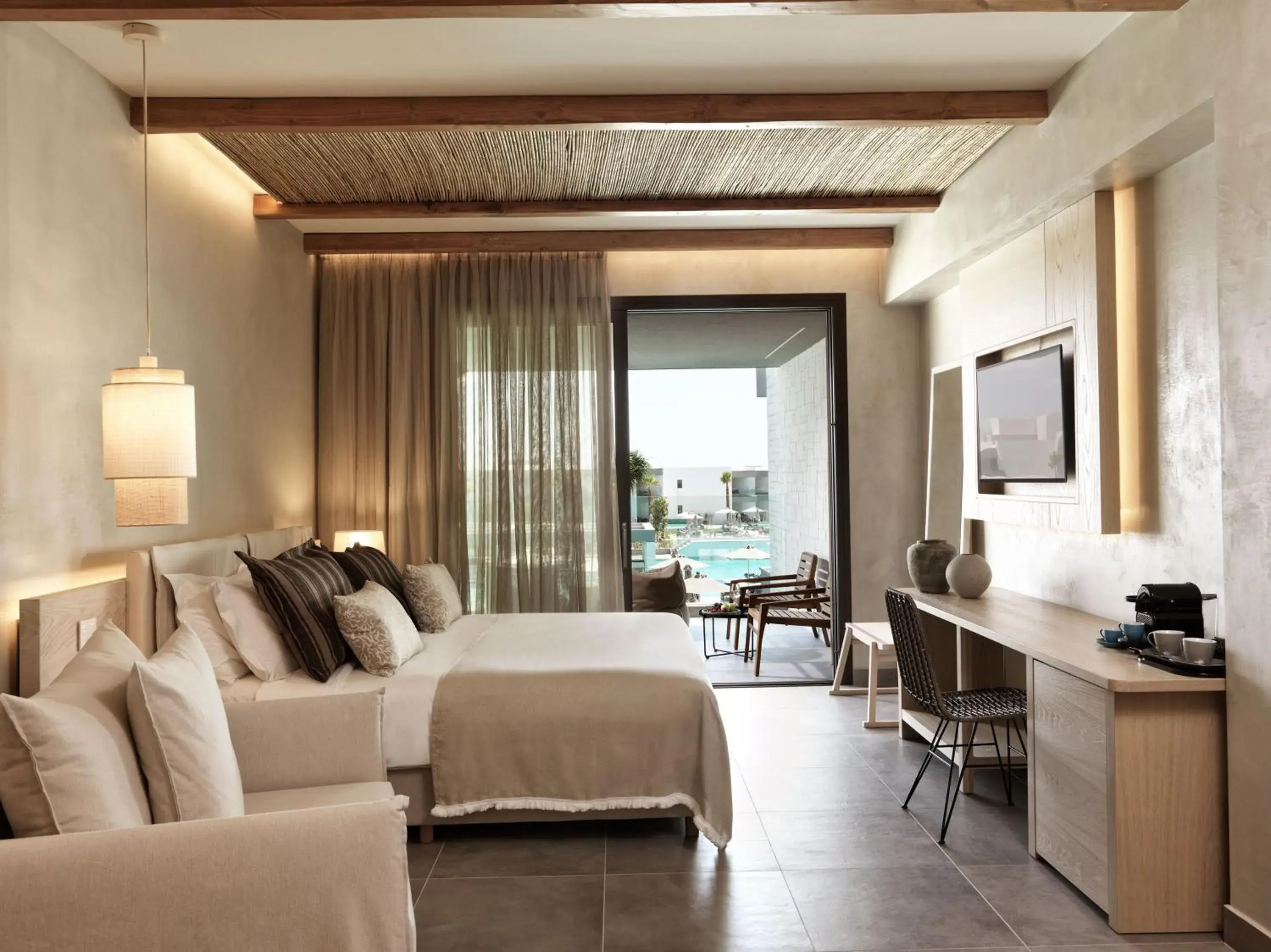 Twin / Double Room Pool View in Atlantica Dreams Resort Twin / Double Room Pool View in Atlantica Dreams Resort