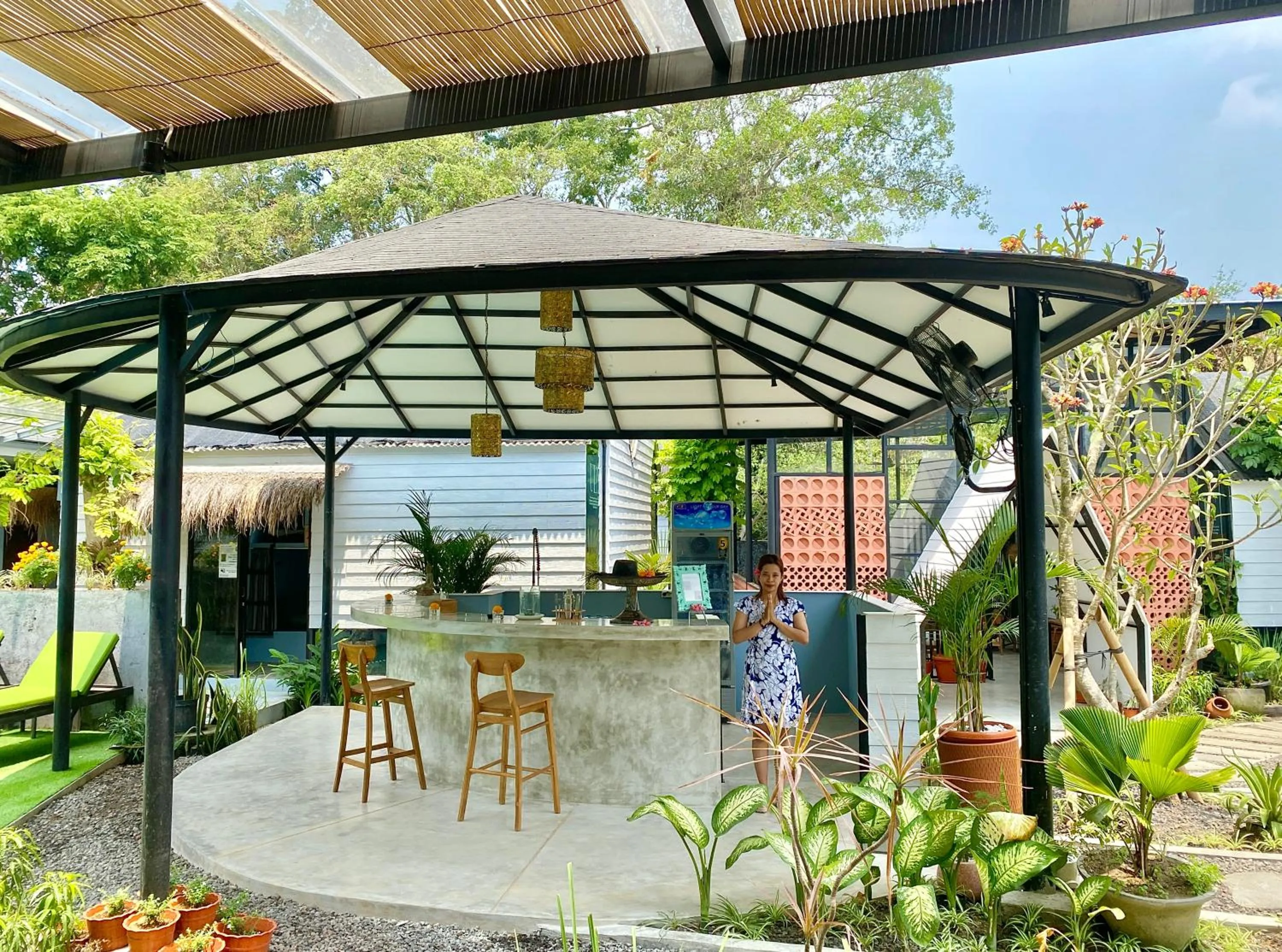 Property building in The Jungle Hostel Canggu