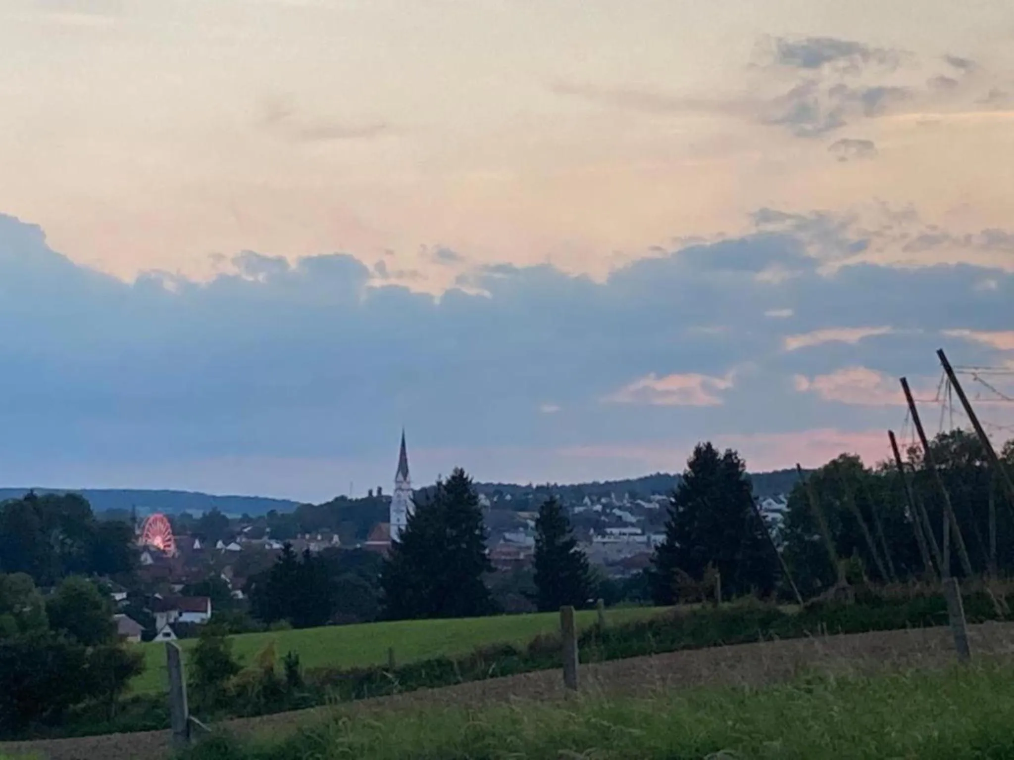 City view in Ökohotel aus Holz Alea Eco