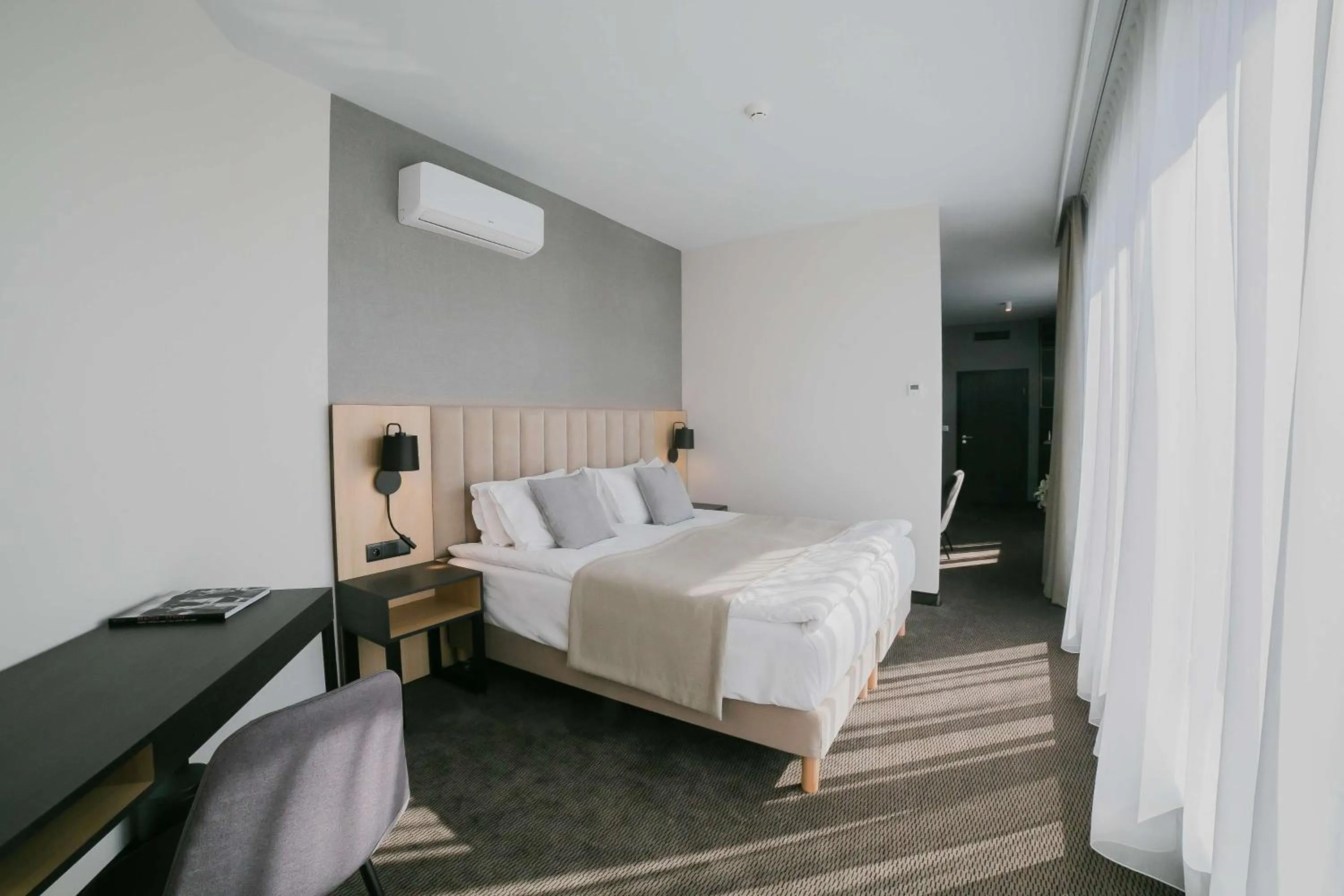 Decorative detail, Bed in V Hotel Warsaw