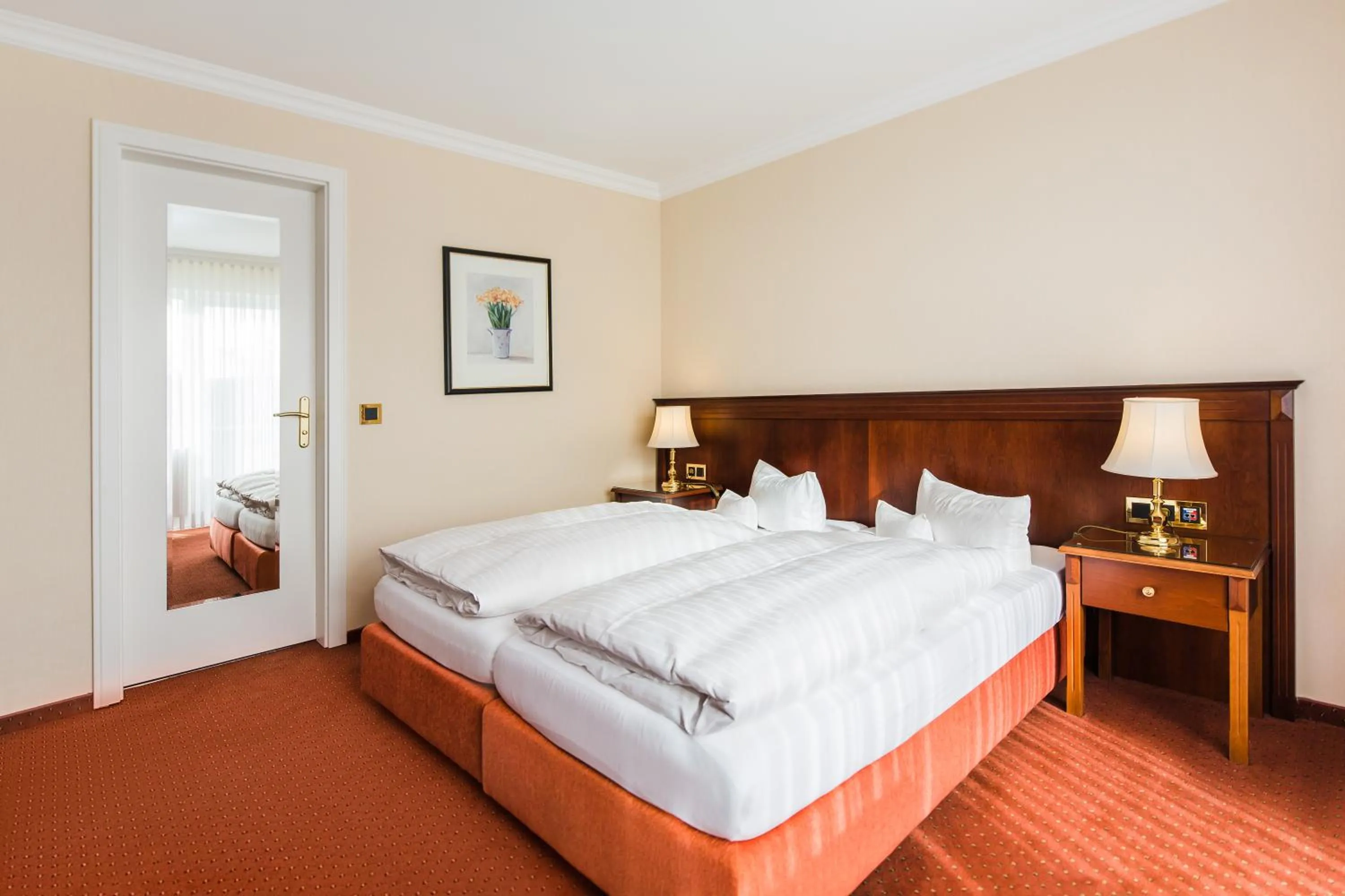 Photo of the whole room, Bed in Hotel Villa Marburg im Park