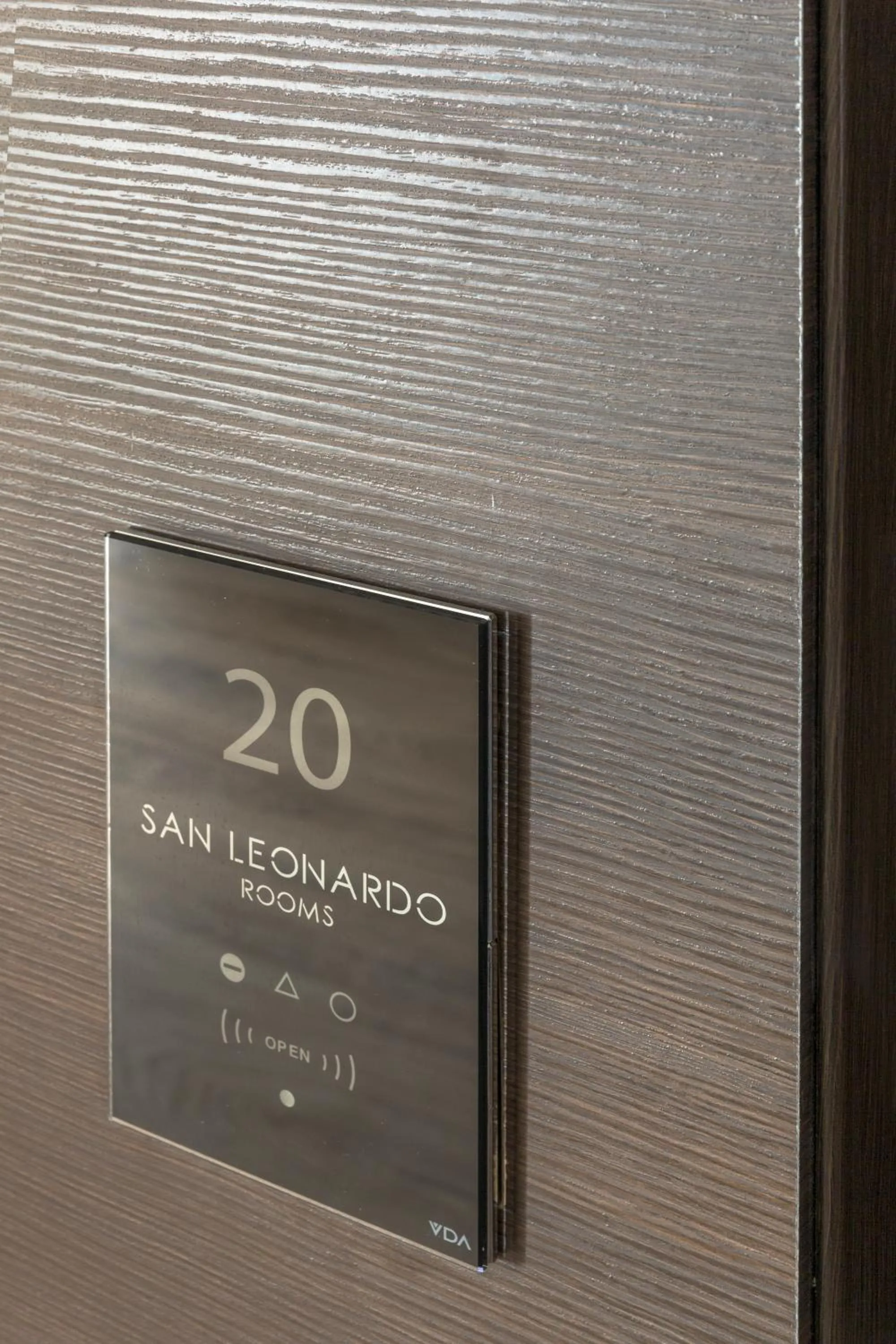 Decorative detail in San Leonardo Suites