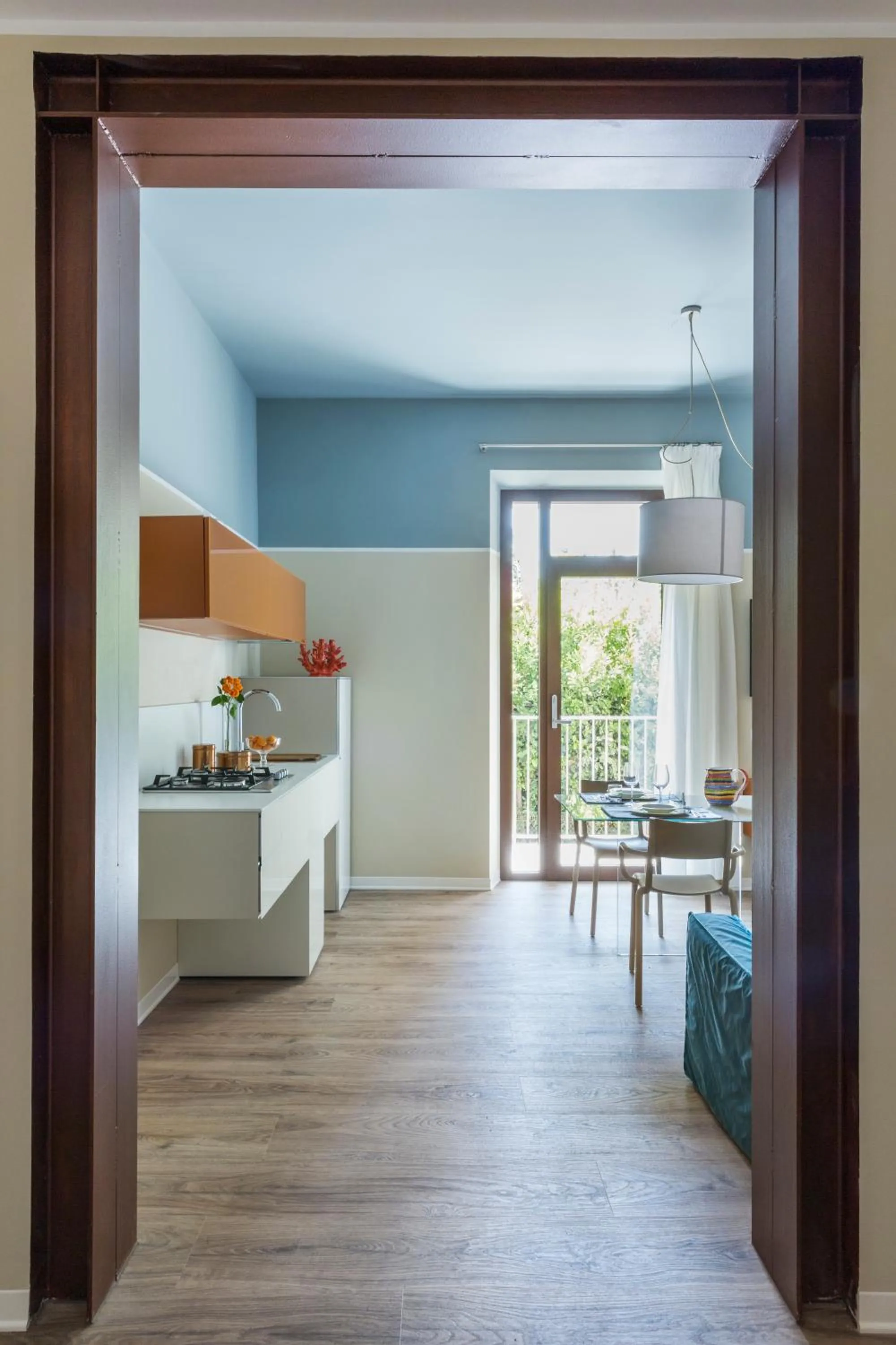 Kitchen or kitchenette in San Leonardo Suites